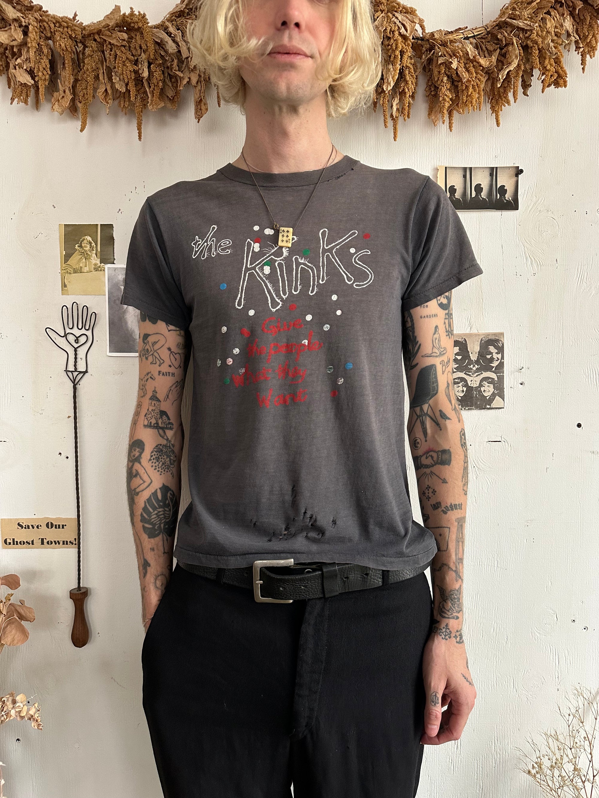 1982 Paper Thin Kinks Tour T-Shirt