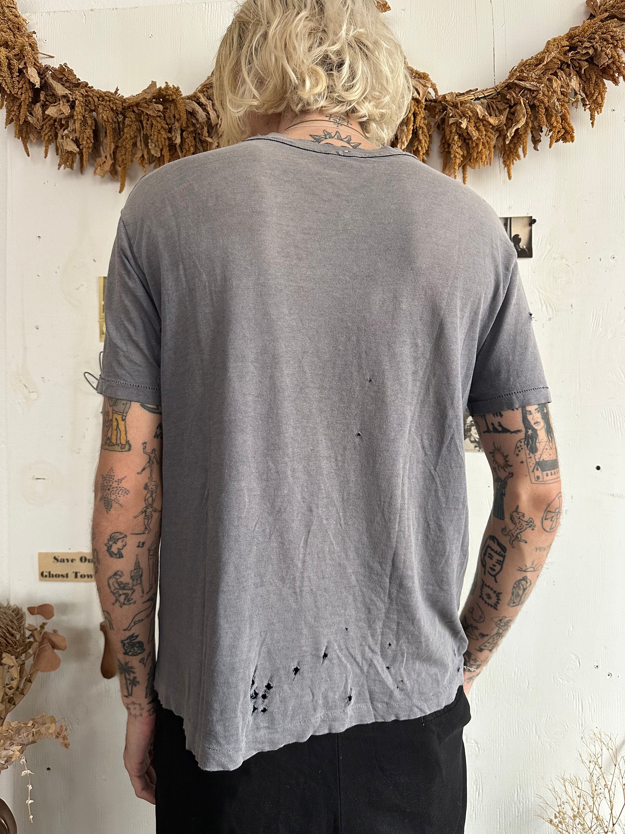 1980s Thrashed Elvis and Johnny Cash T-Shirt