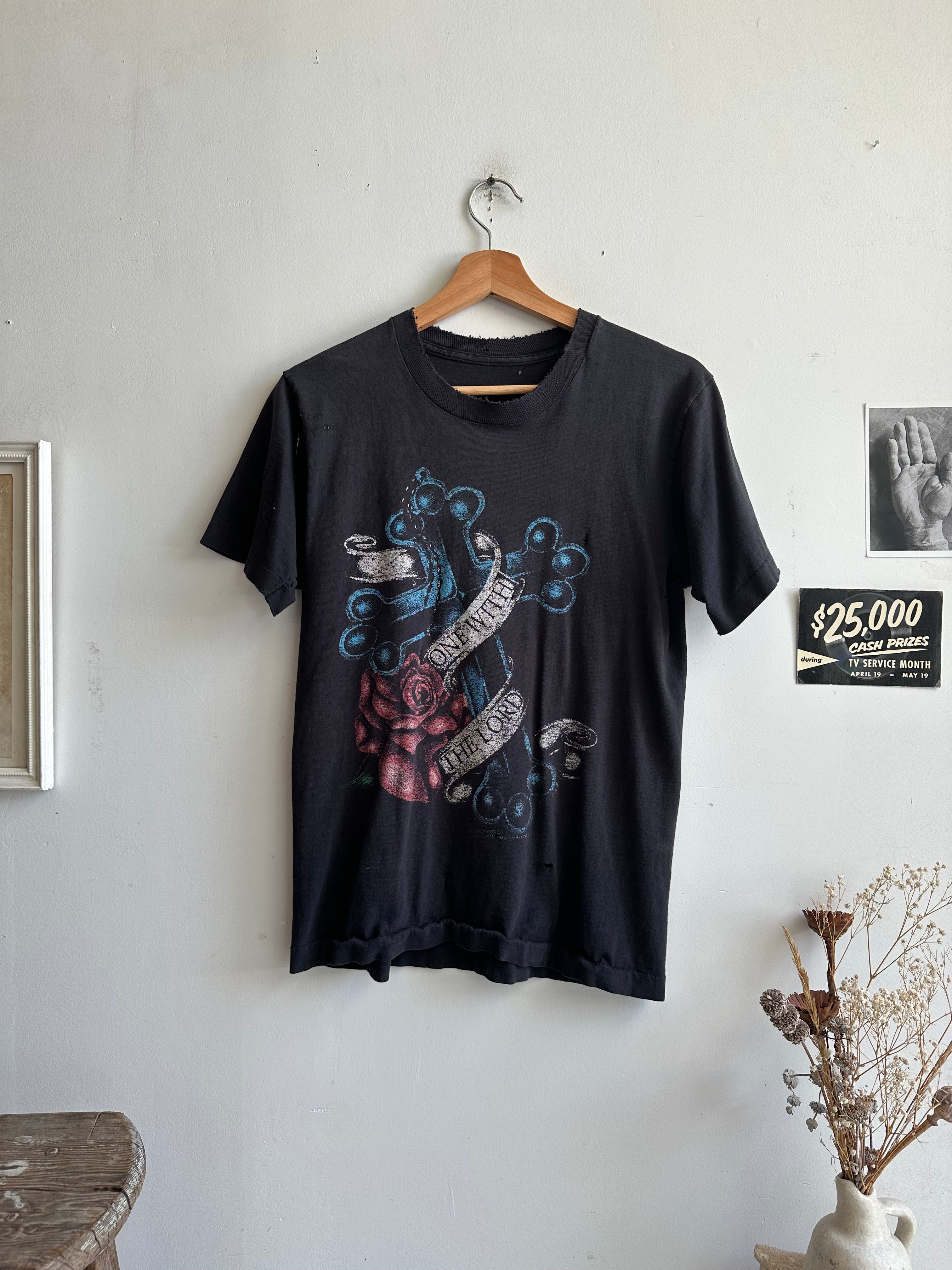1990s Well-Worn Crucifix Tee (M)