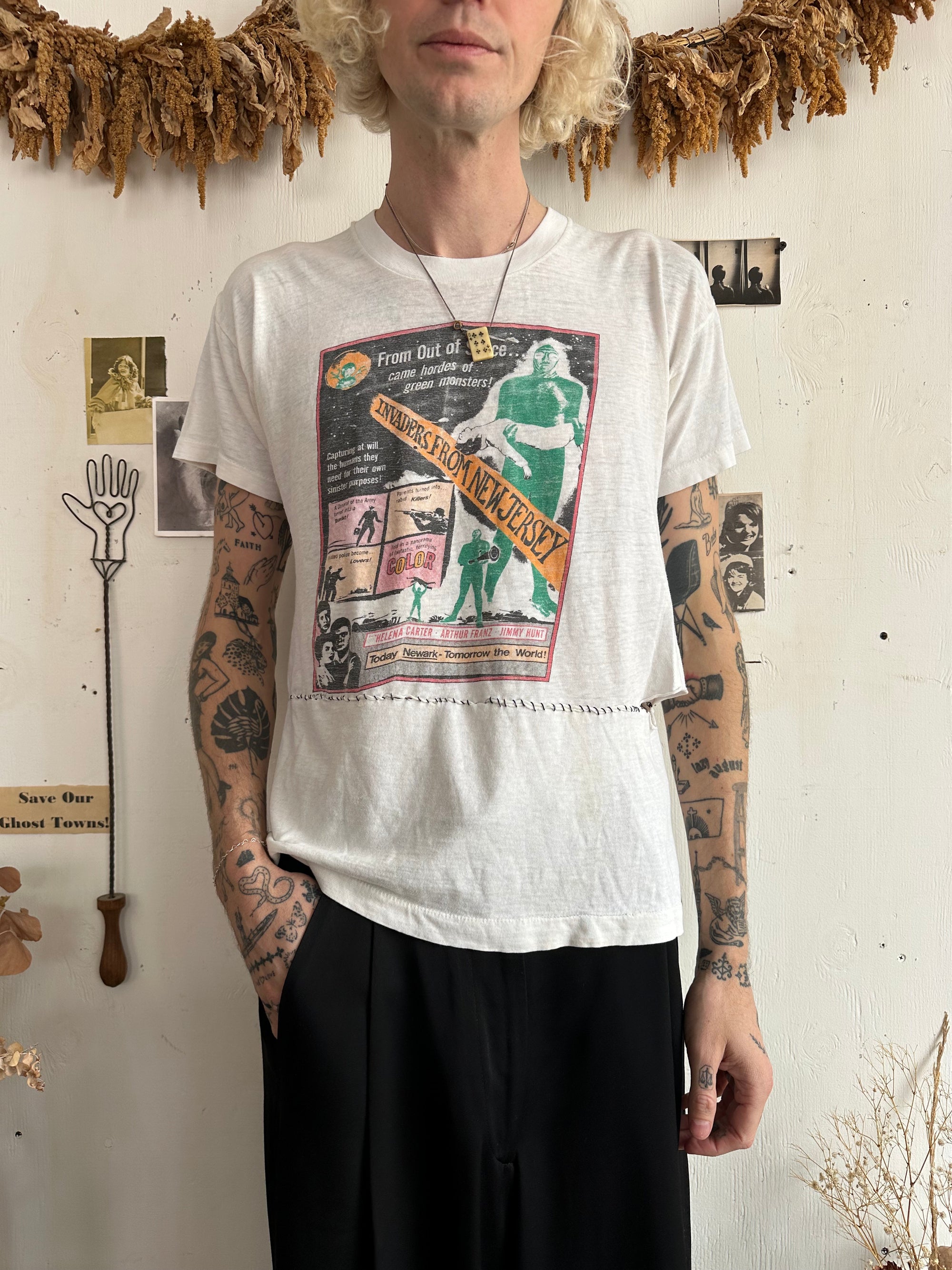 1980s Repaired Stanley DeSantis Invaders From New Jersey T-Shirt