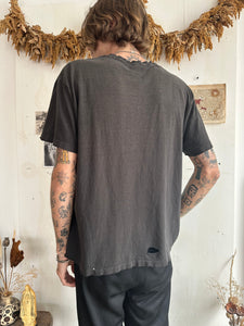 1990s Thrashed and Repaired Perfect Hanes Pocket Tee (L/XL)