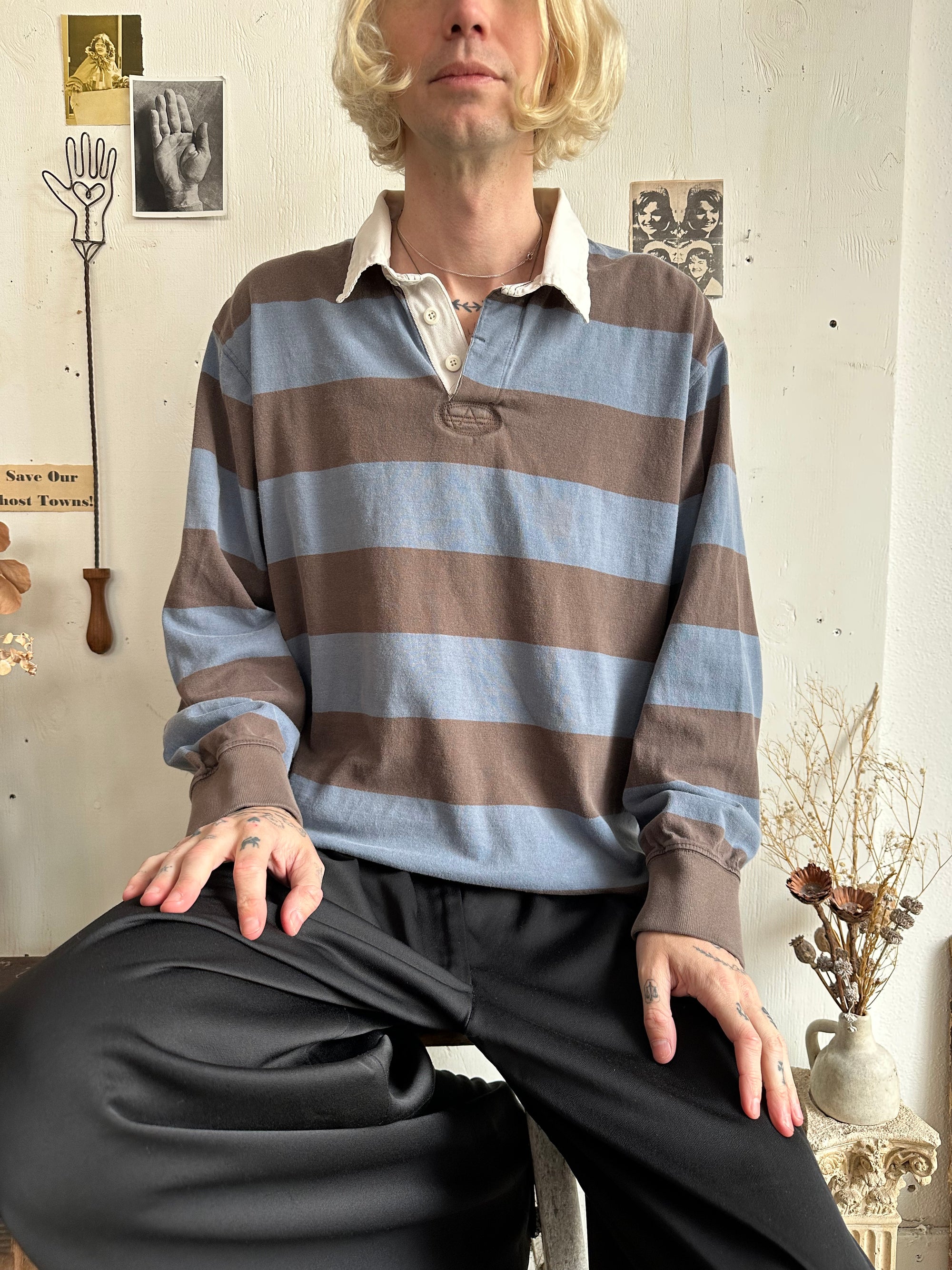 1990s Faded Rugby Shirt