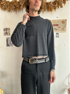 1980s Hand Repaired + Hemmed Mockneck (Boxy S/M)