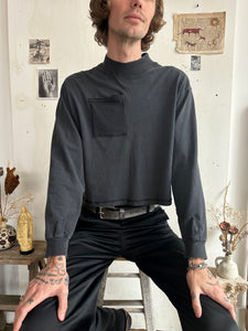 1980s Hand Repaired + Hemmed Mockneck (Boxy S/M)