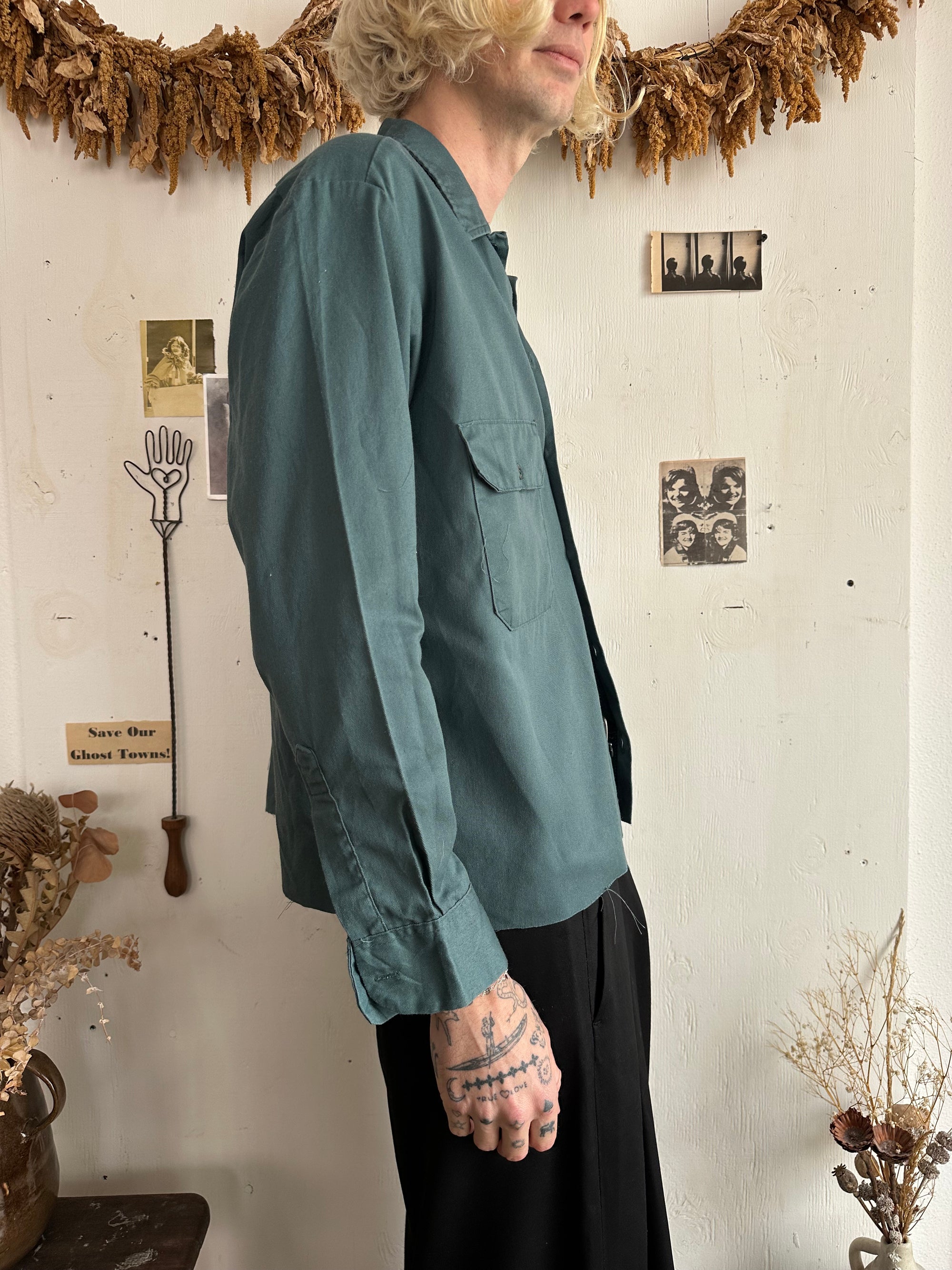 1990s Chopped Dickies Work Shirt