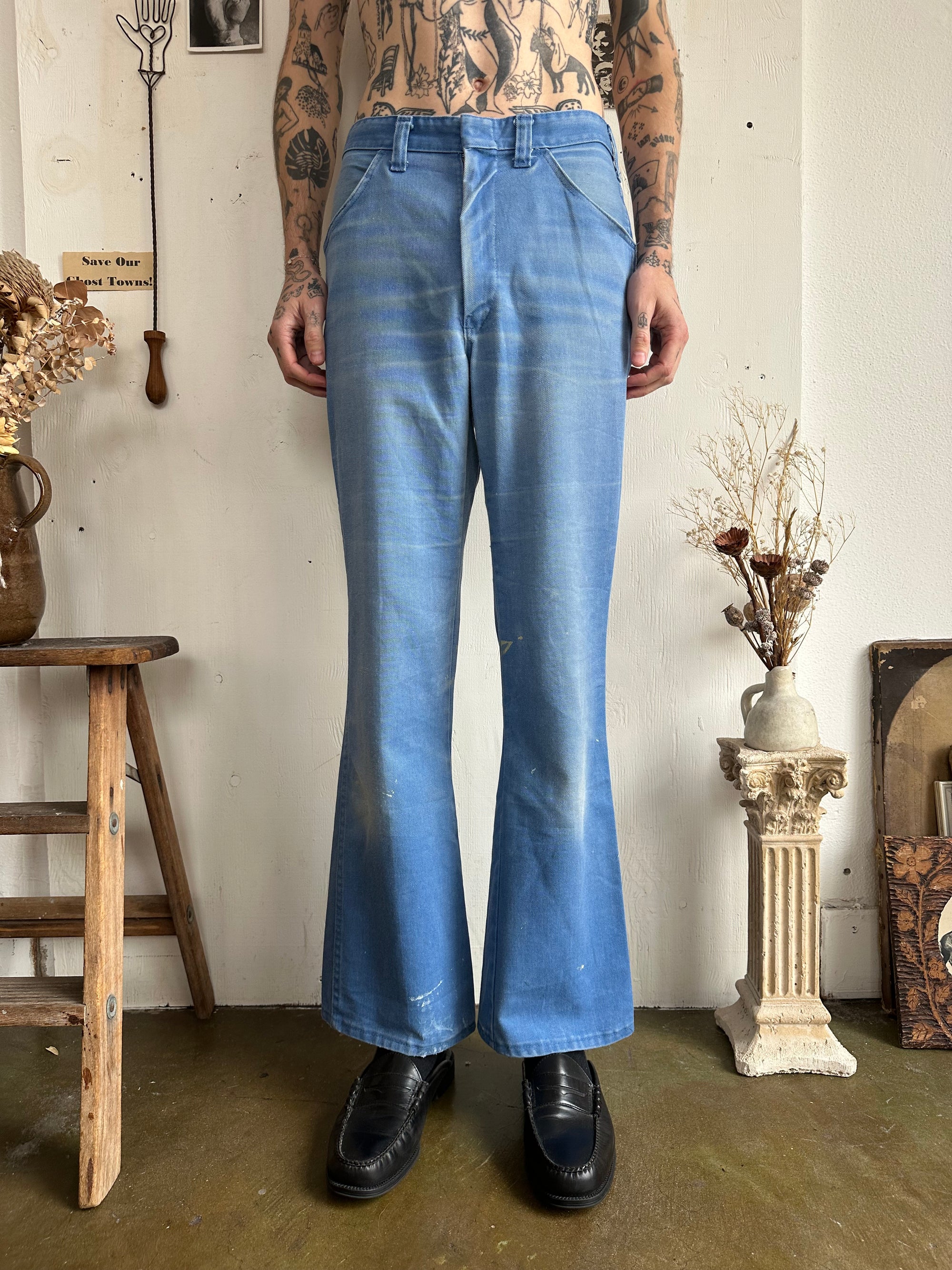 1970s Sun-Faded Dickies Flairs