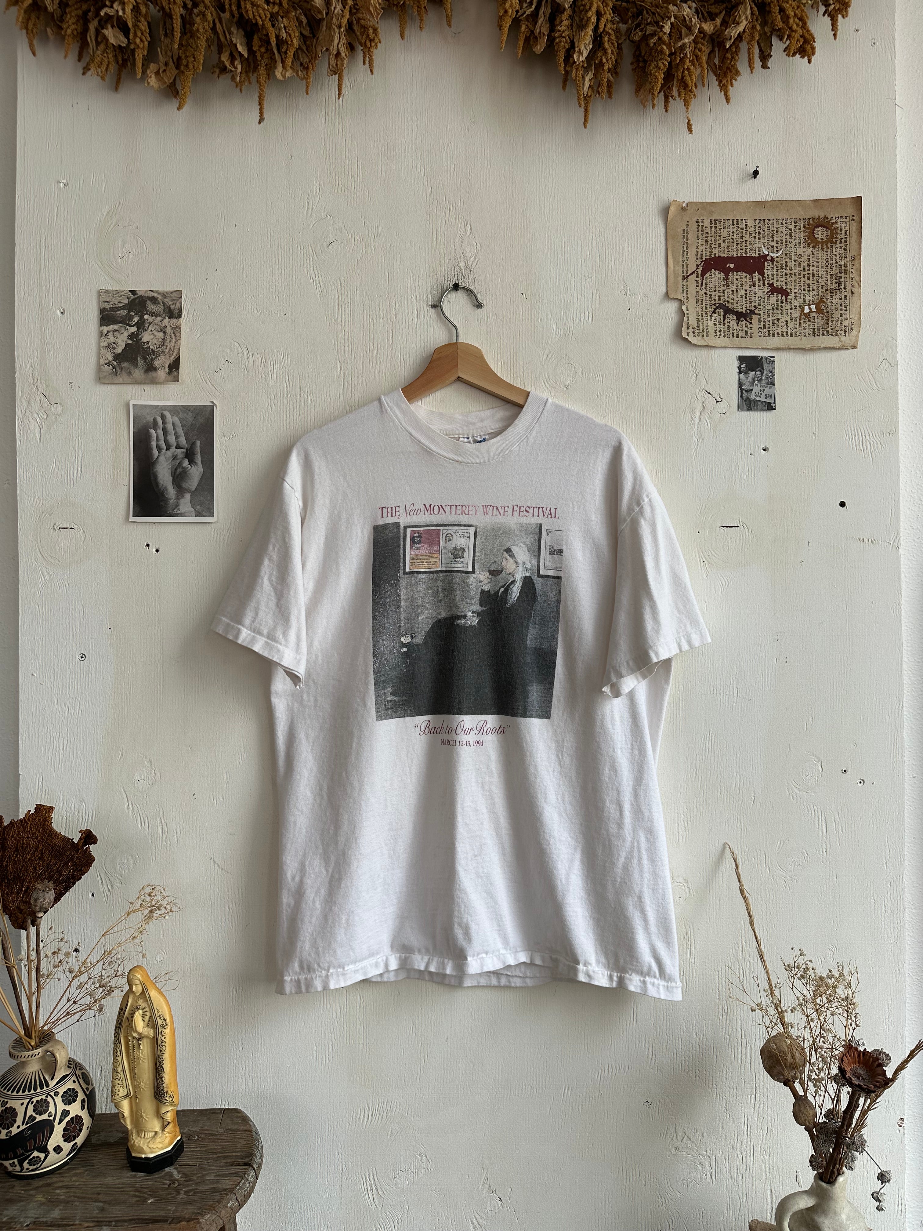 1990s Whistler's Mother Painting - Wine Festival Tee (M/L)
