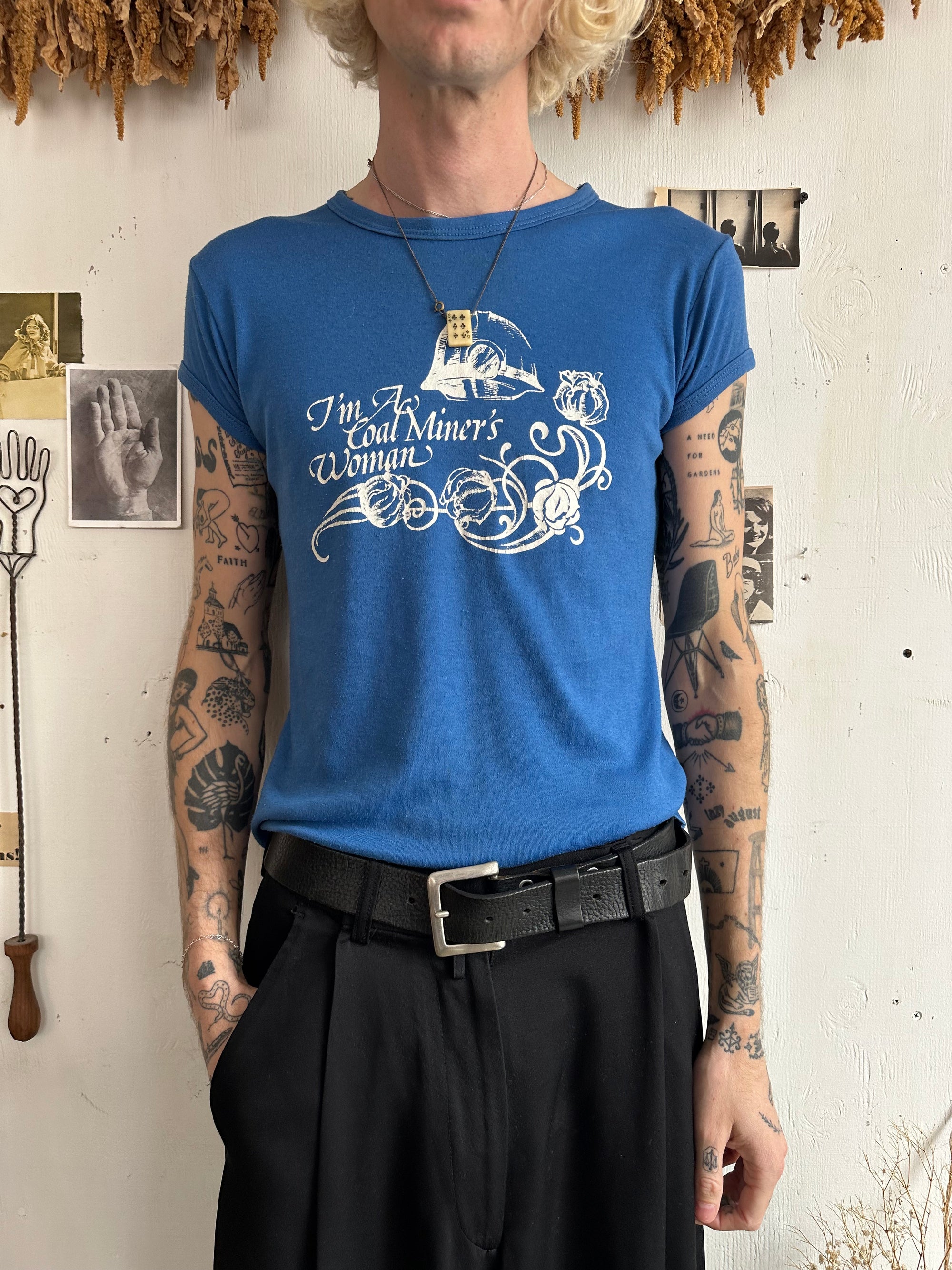 1970s Coal Miners Woman T-Shirt