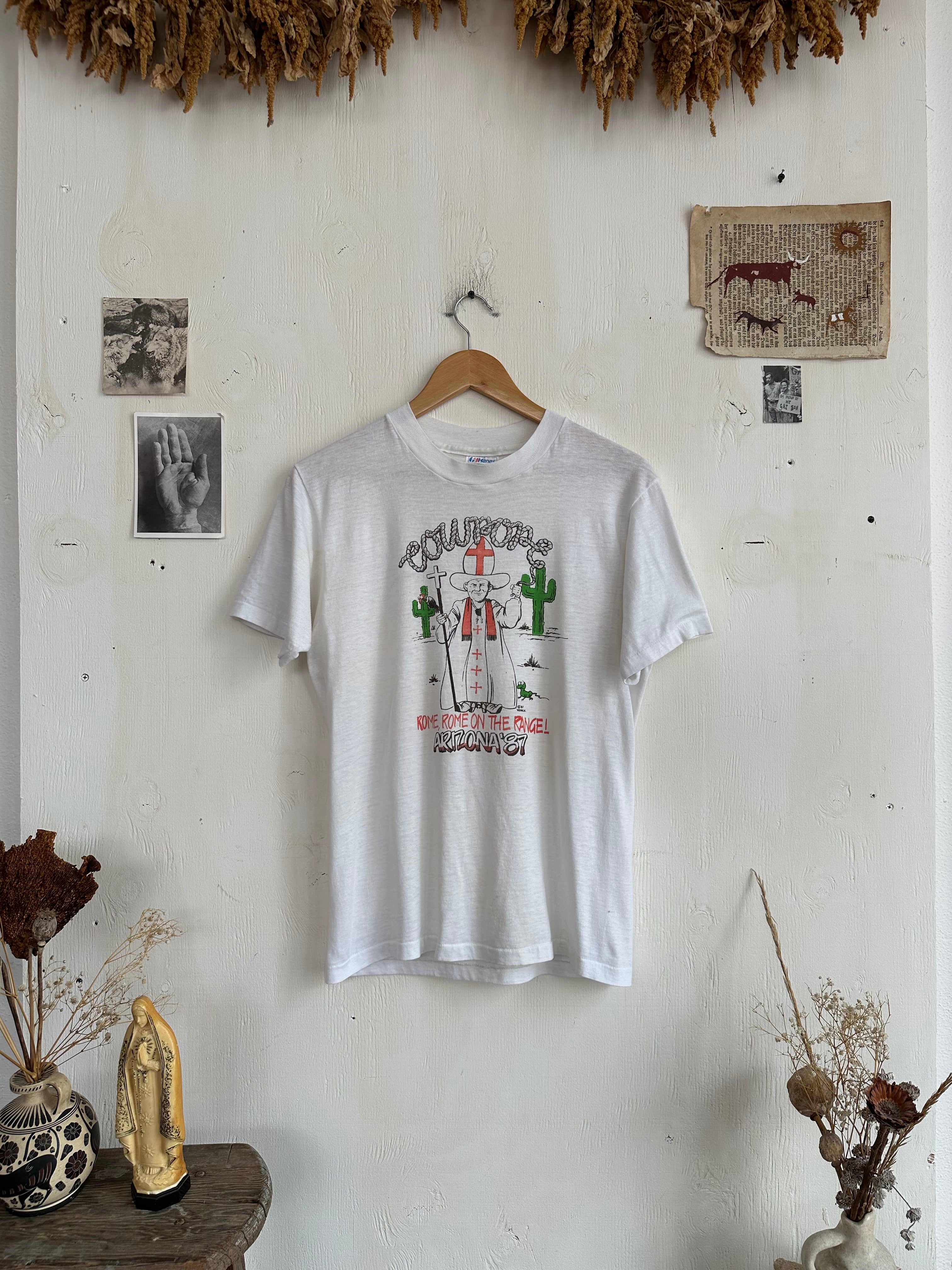 1980s Cowboy Pope Tee (M)