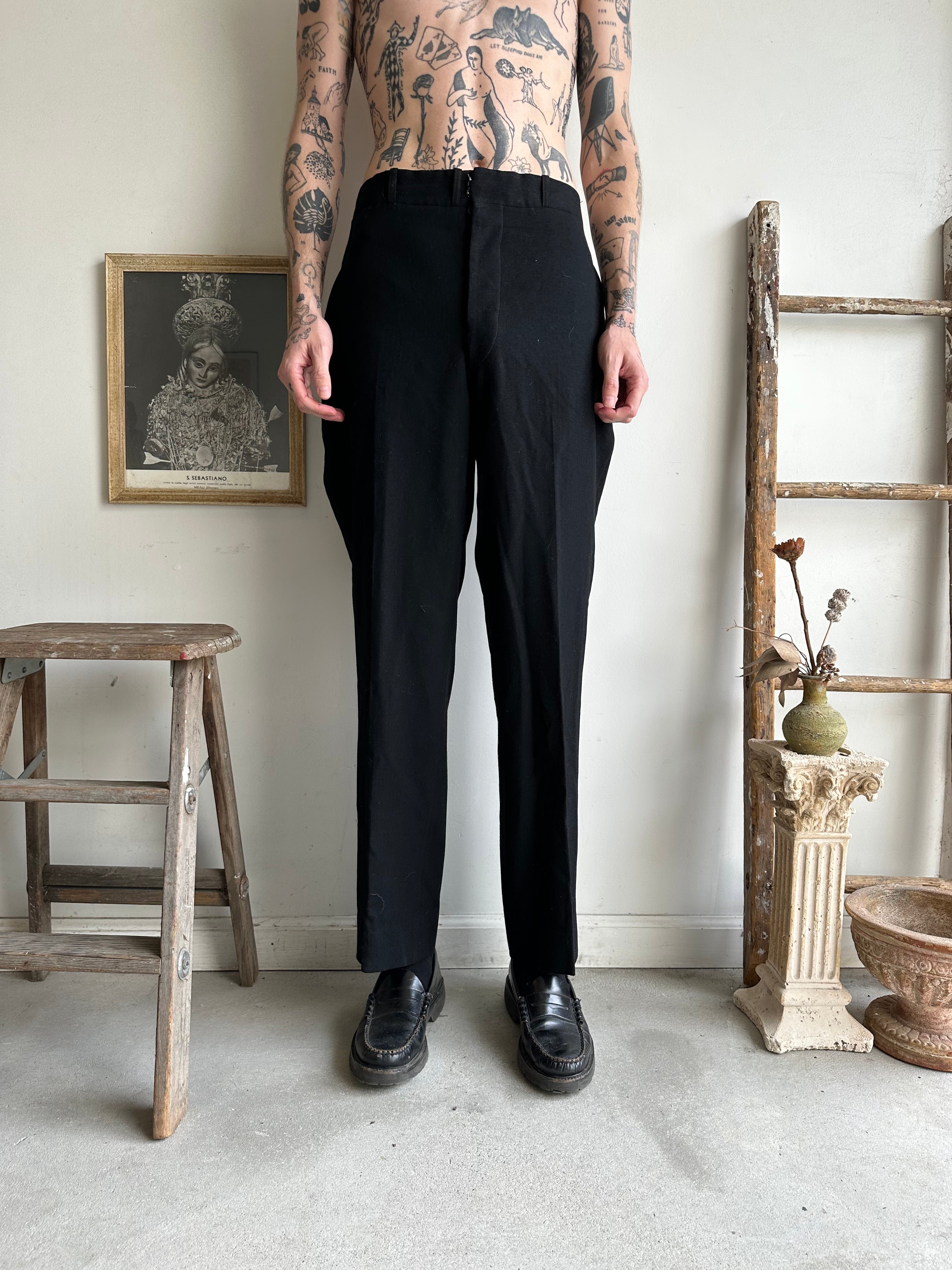 1940s Heavy Wool Trousers (34 x 31)