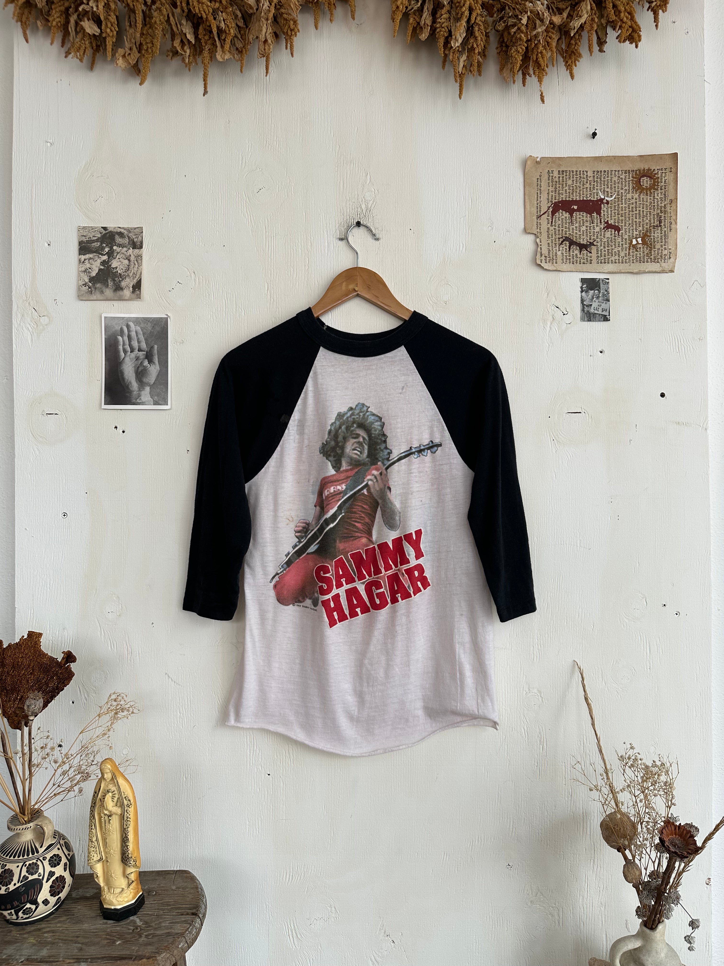 1980s Sammy Hagar Baseball Tee (S/M)