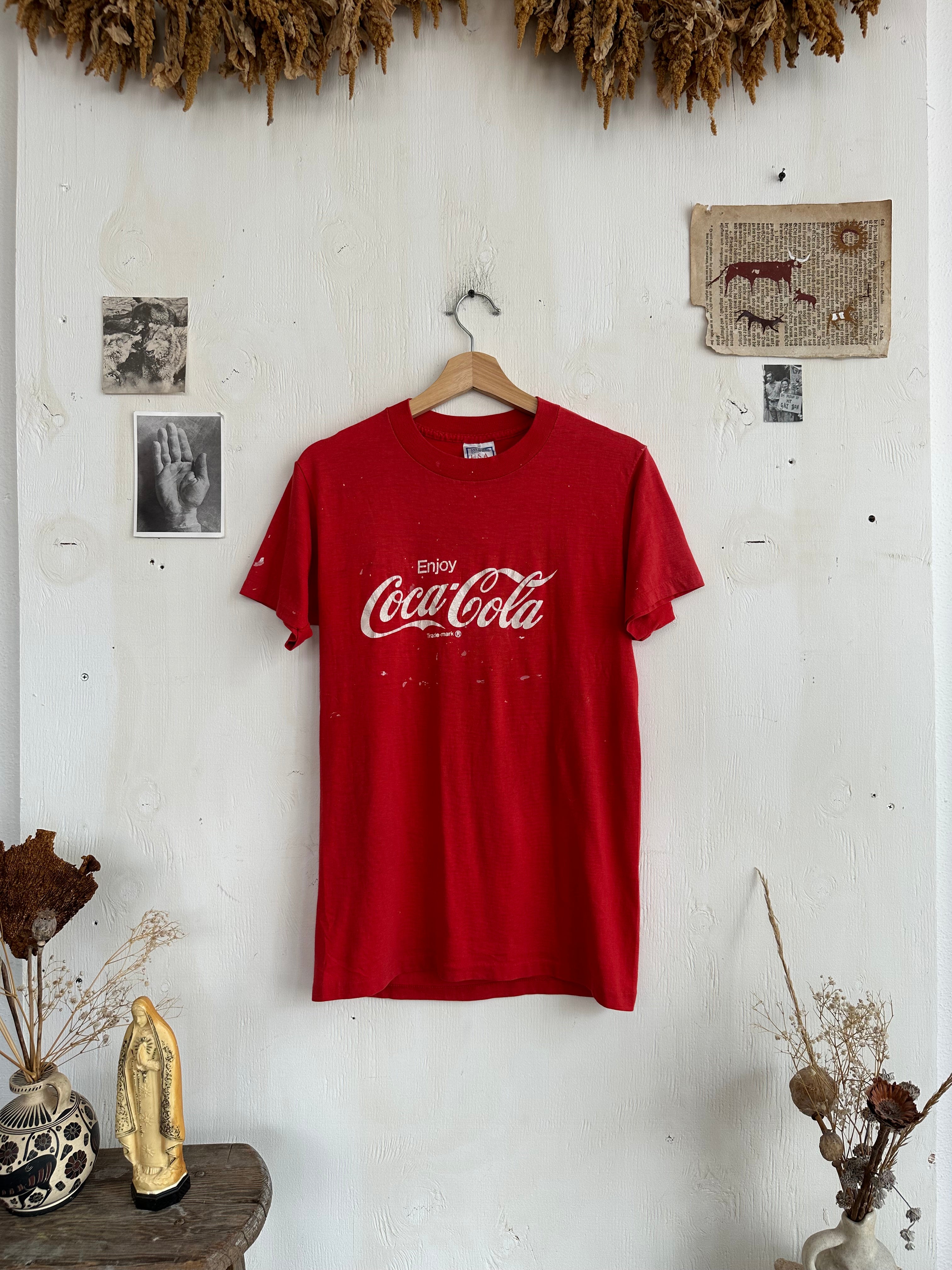 1980s Thrashed Coca-Cola T-Shirt (S/M)