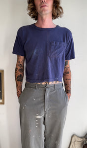 1980s Words-Out Pocket Blank (Cropped S/M)