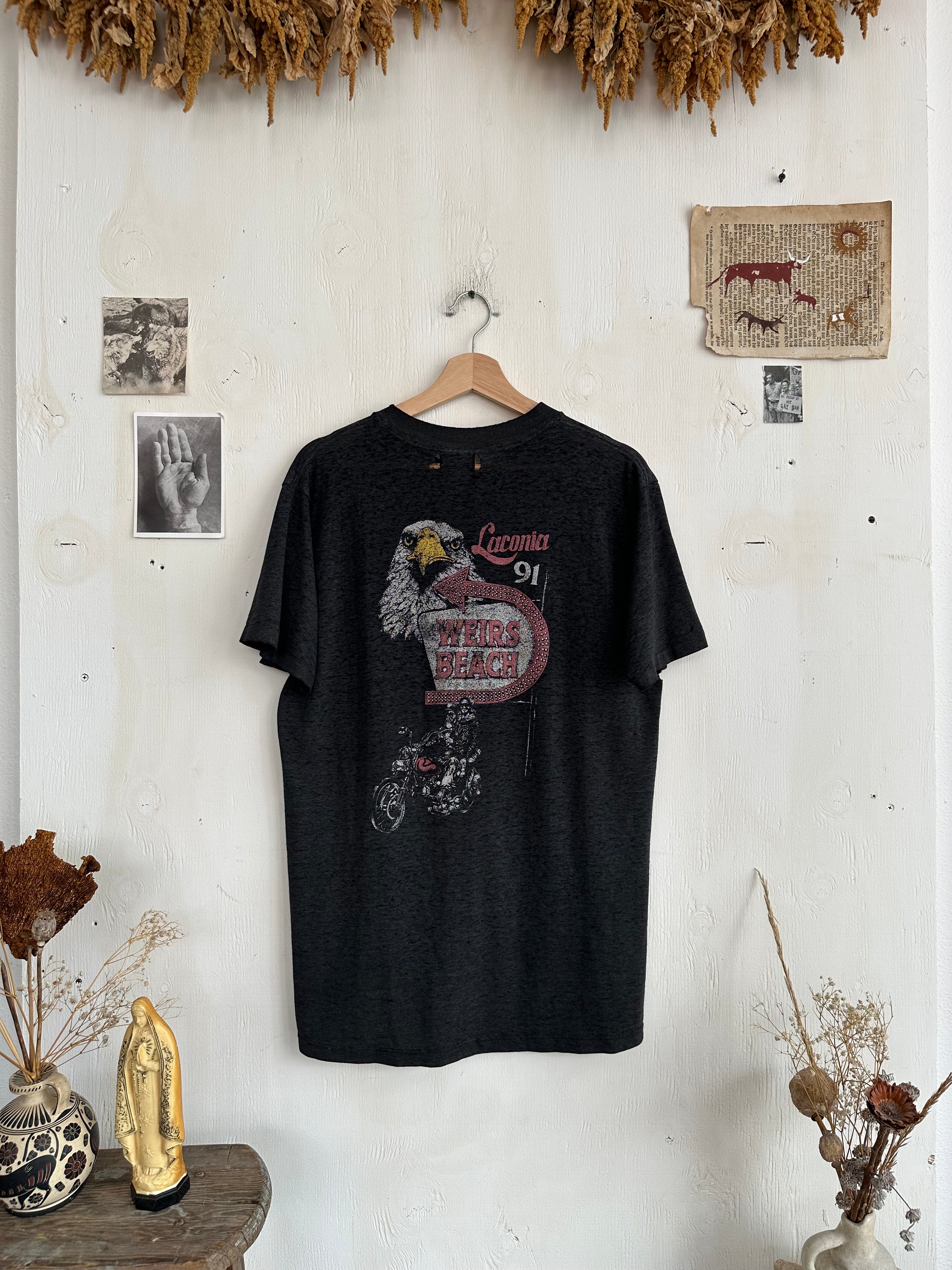 1980s Paper Thin Harley Davidson T-Shirt (M/L)
