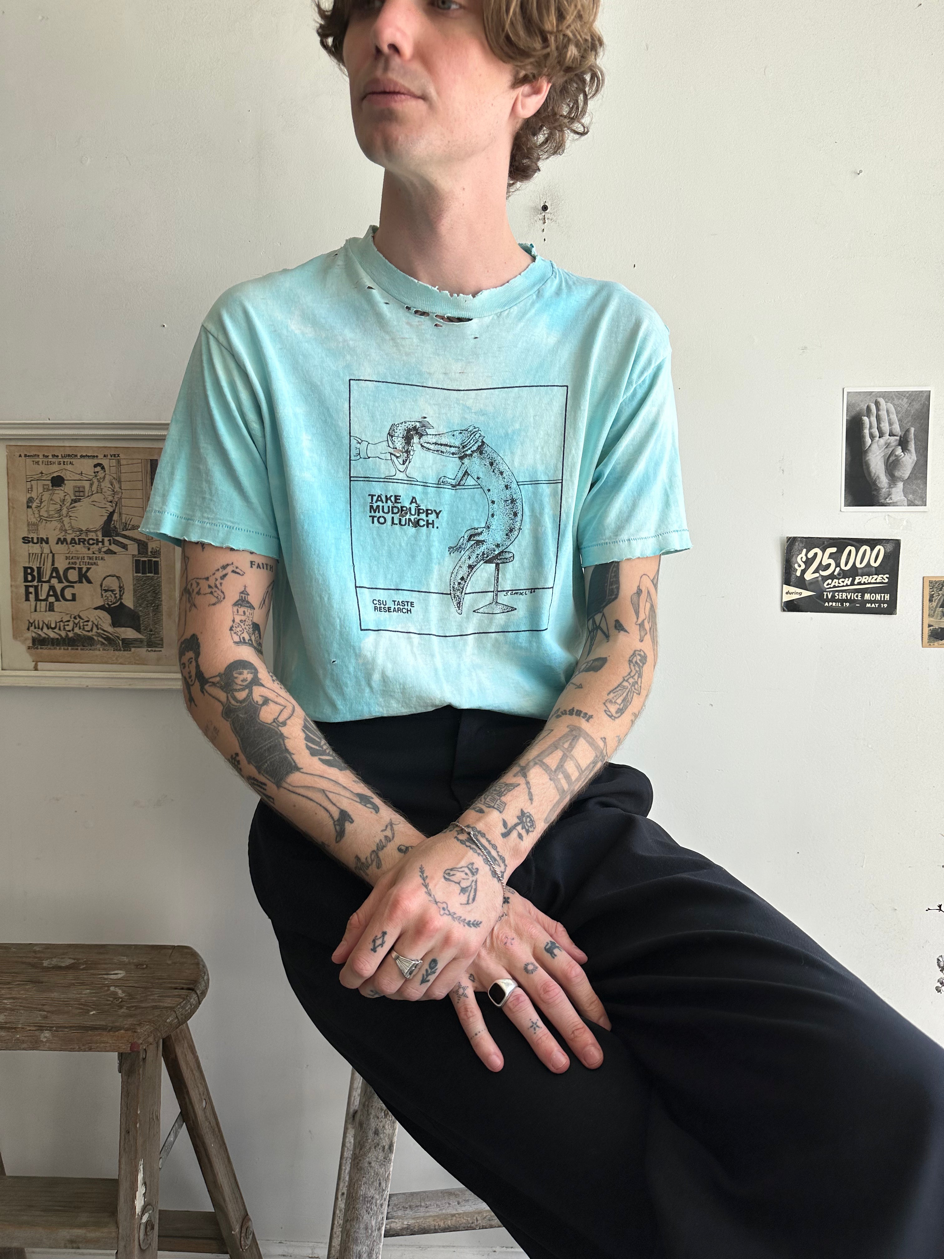 1986 Thrashed Mud Puppy Shirt (L)