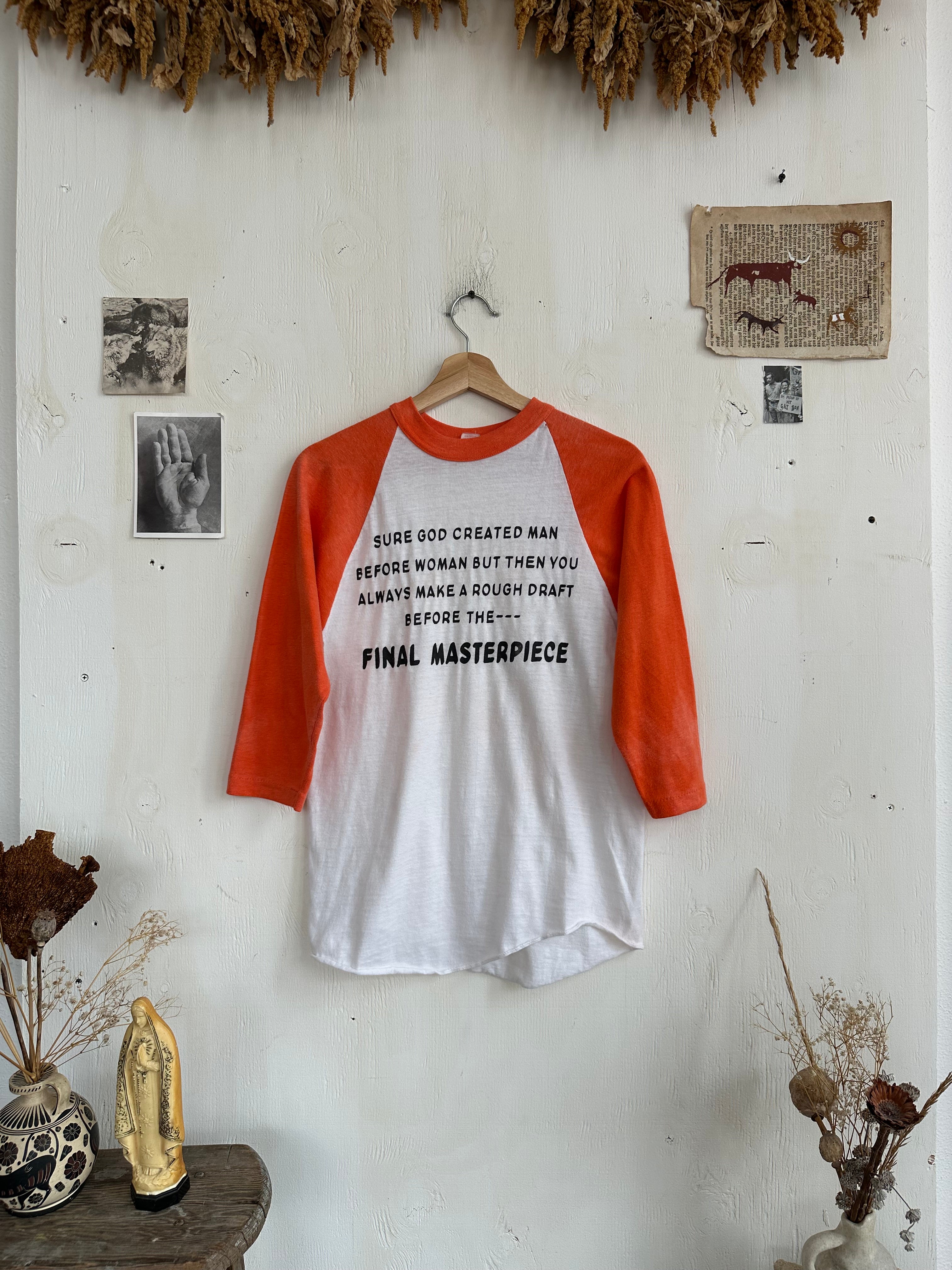 1980s Women: Final Masterpiece Baseball Tee (M)