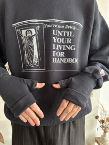 1990s Living Crewneck with Built-In Gloves #9 (Boxy L/XL)