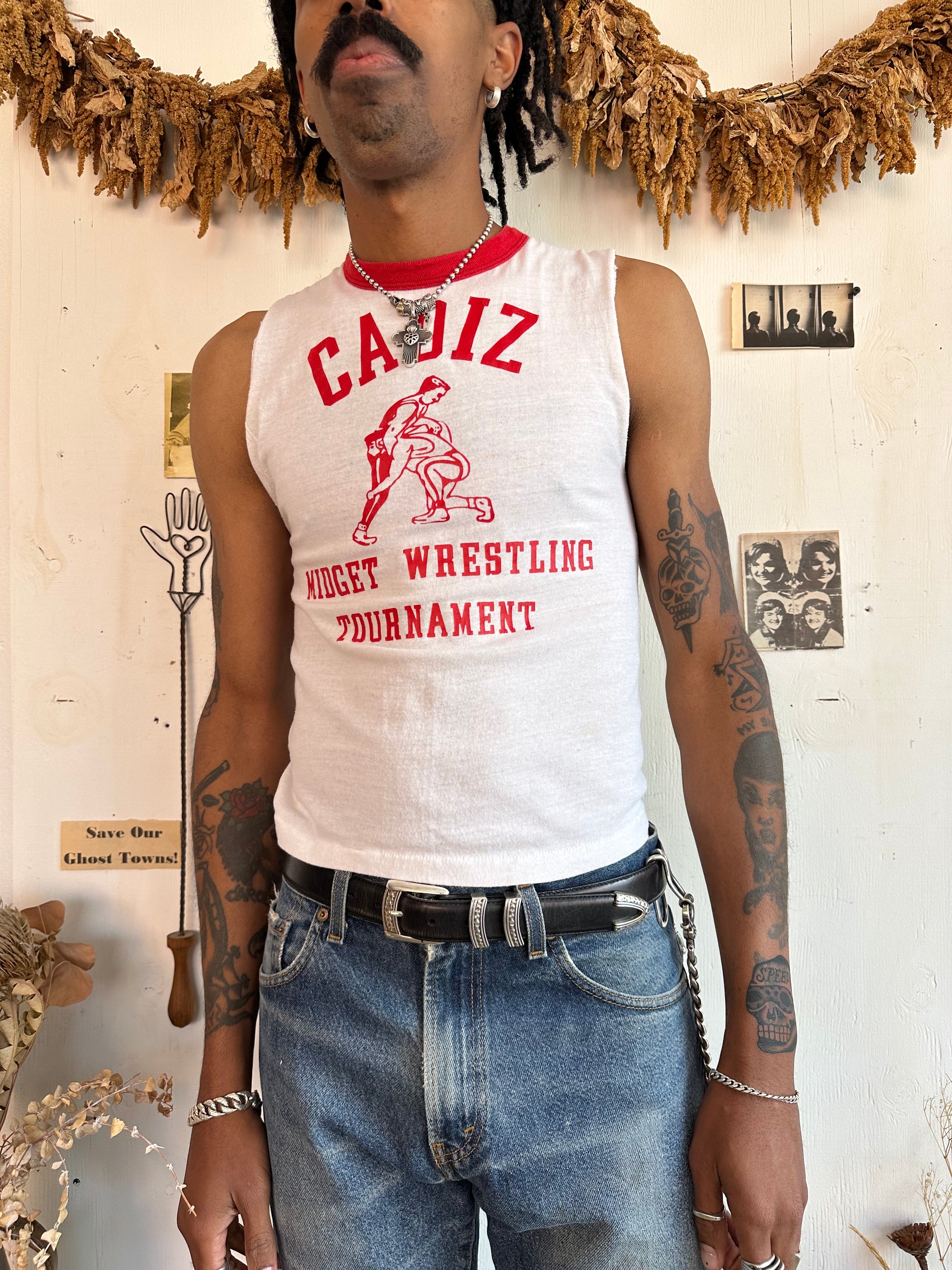 1980s Wrestling Tournament Muscle Tee