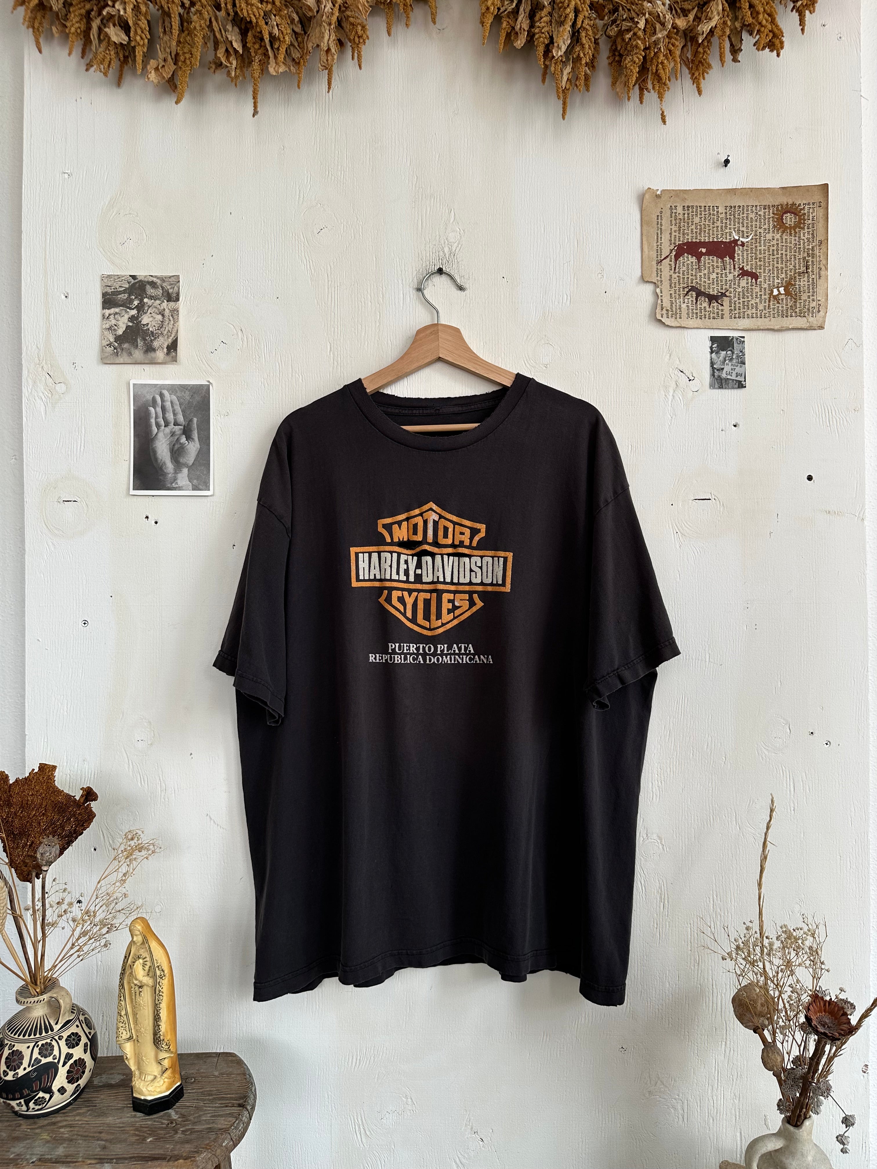 1990s Well Worn Harley Davidson T-Shirt (Boxy XL)