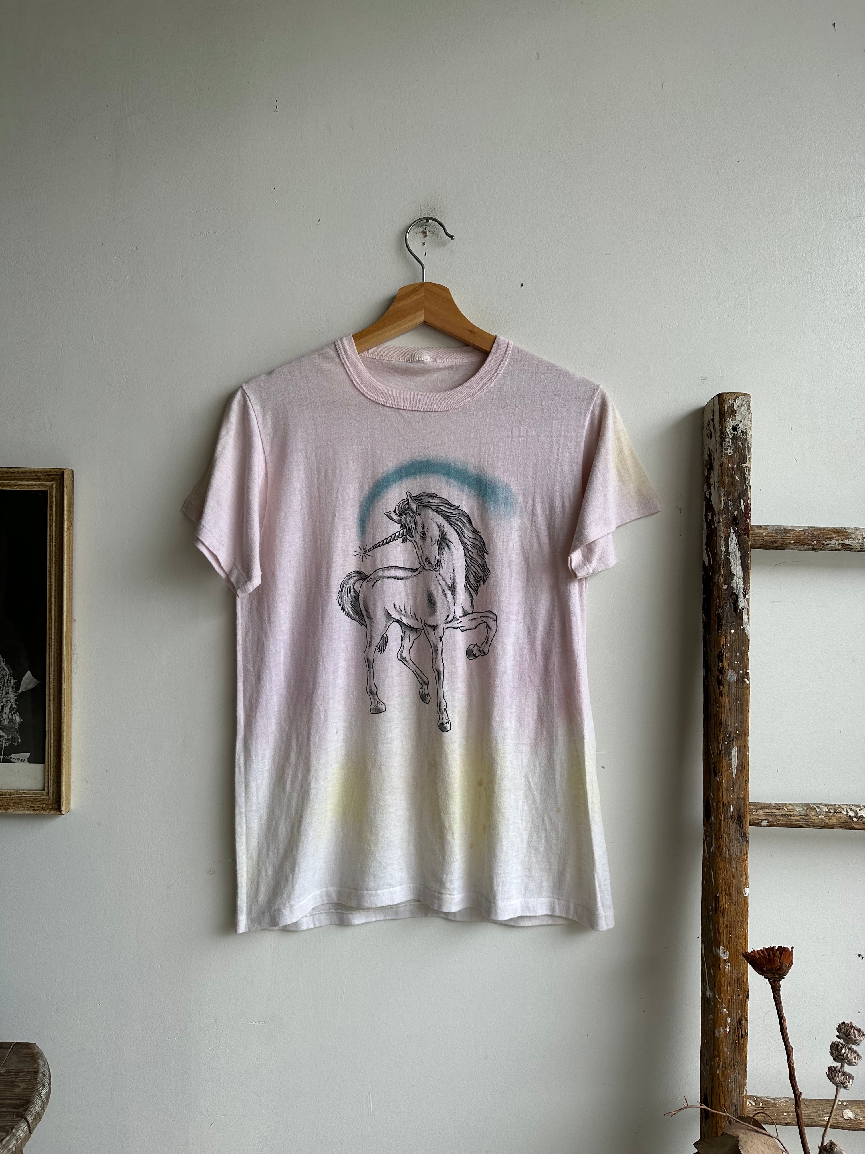 1980s Faded Unicorn T-Shirt (M)