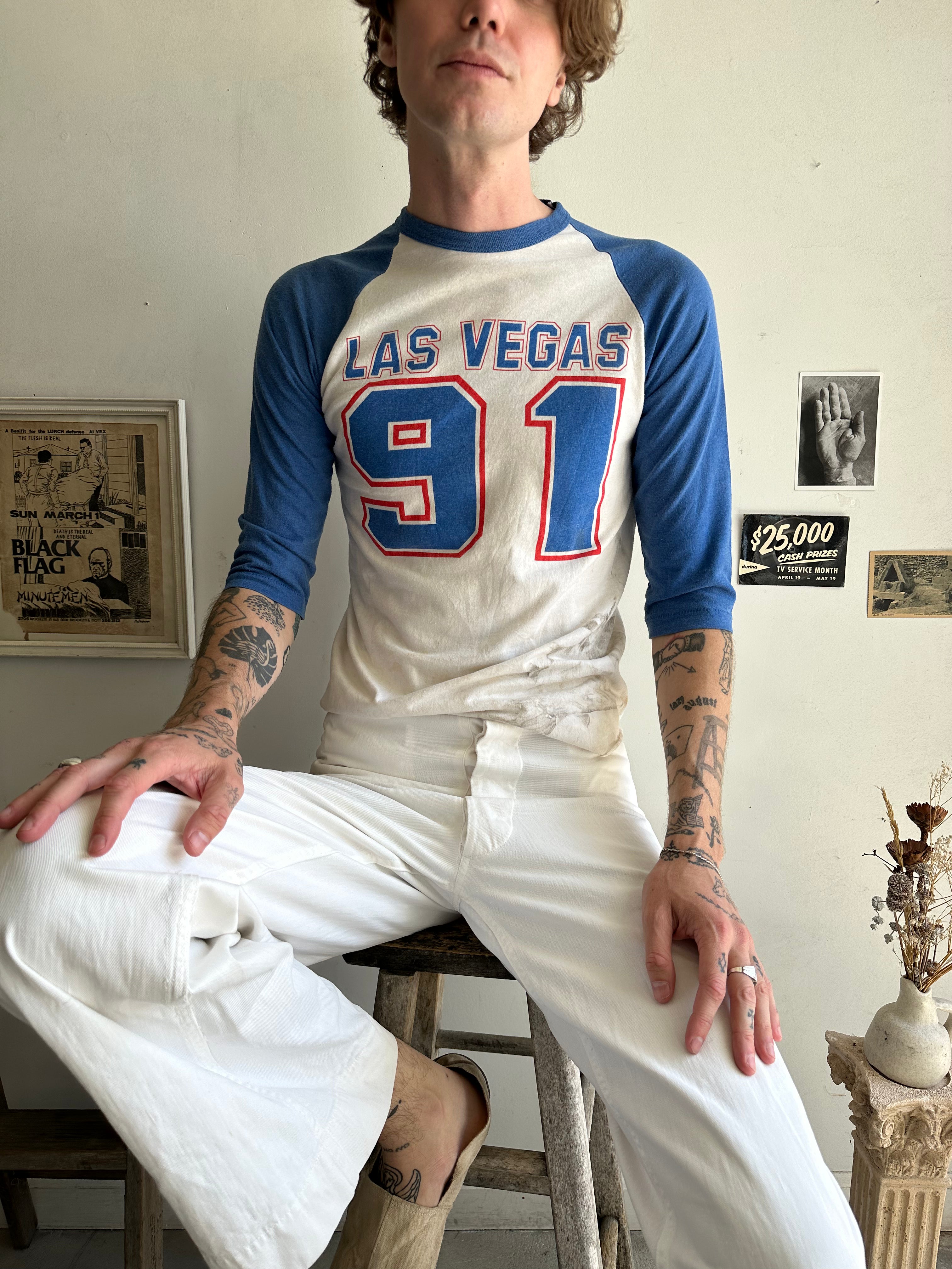 1980s Las Vegas Jersey Baseball Tee (M)