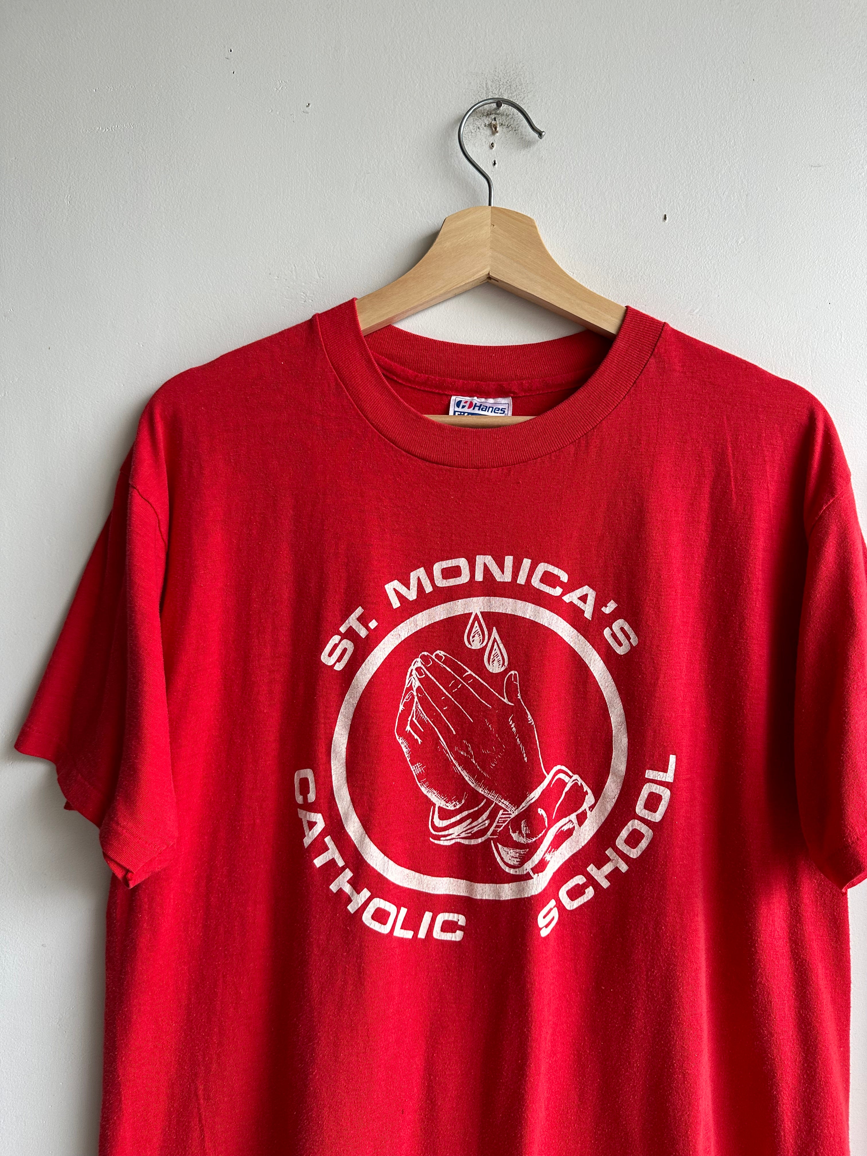 1980s St. Monica’s Catholic School Tee (XL)