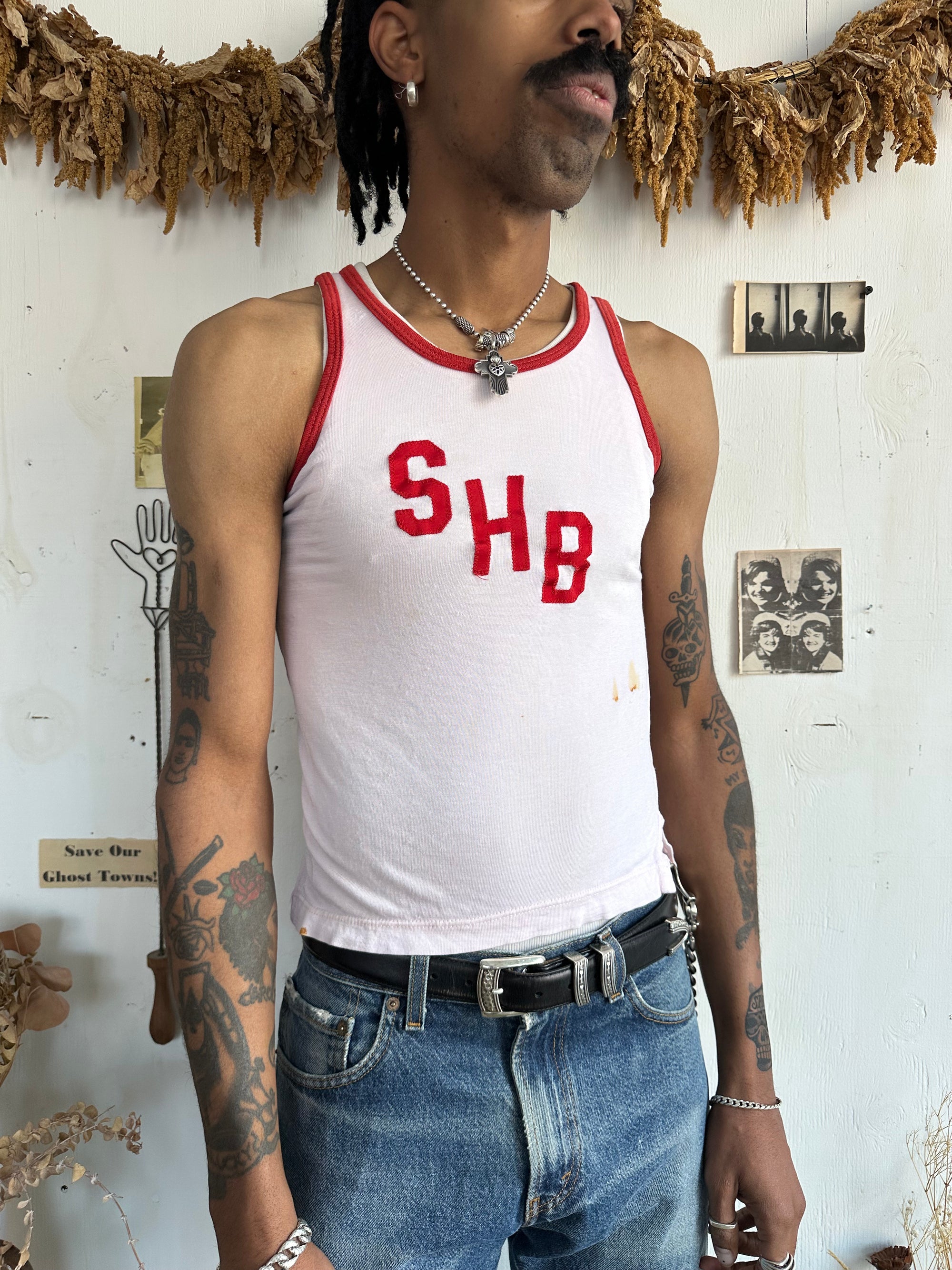 1970s Number 4 Jersey Tank