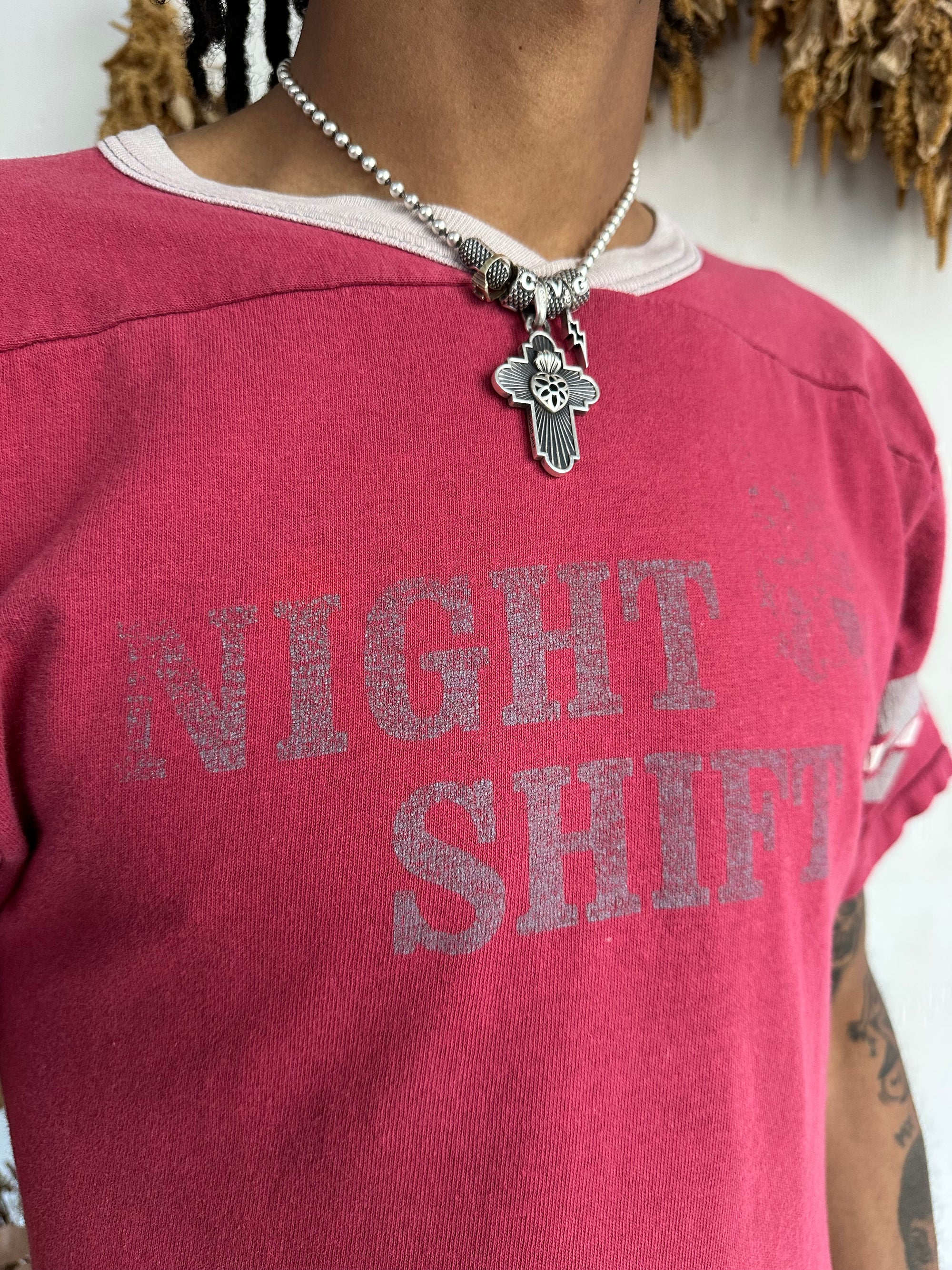 1970s Faded Night Shift Jersey Tee