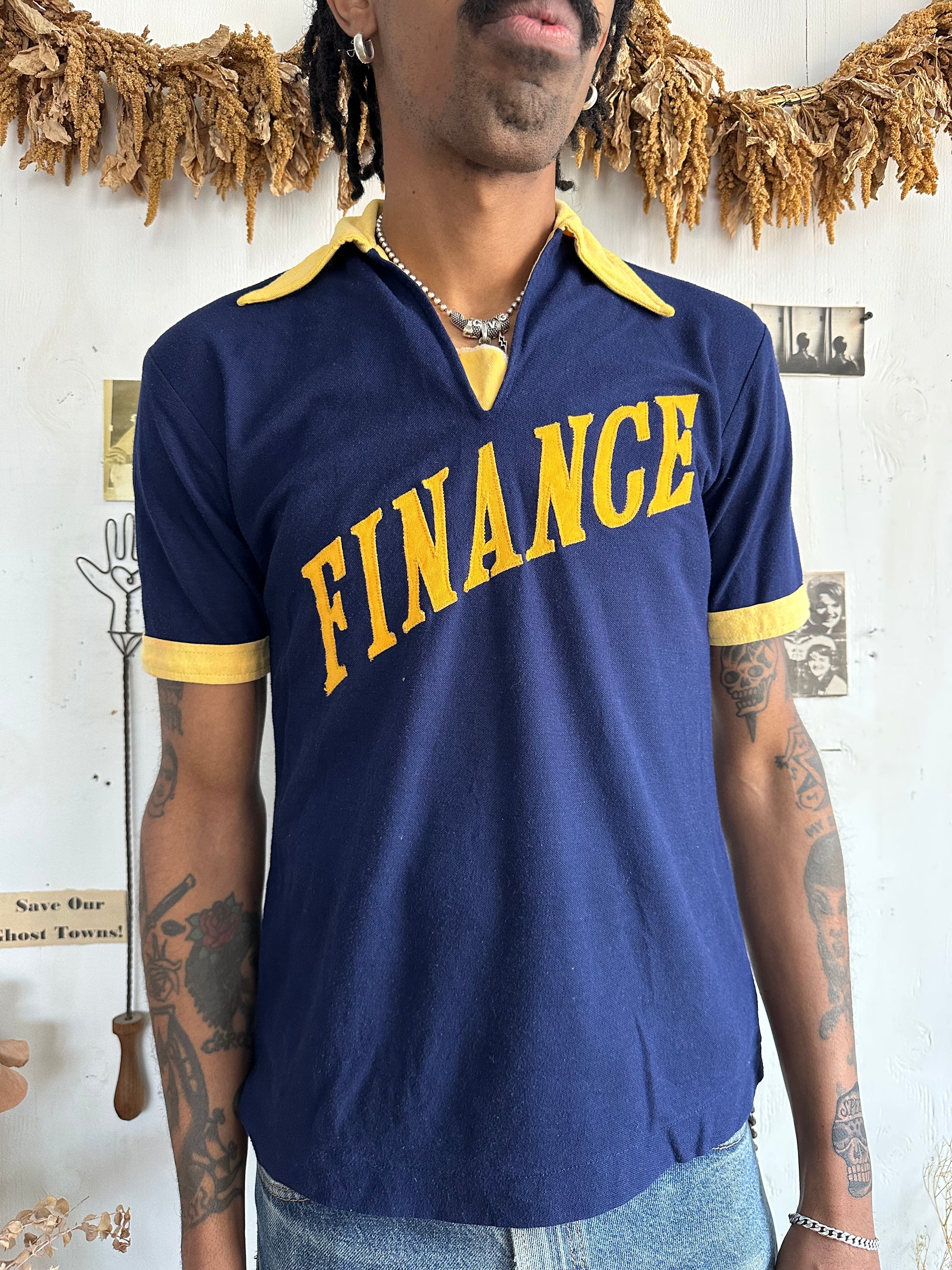 1970s Finance Polo Tee