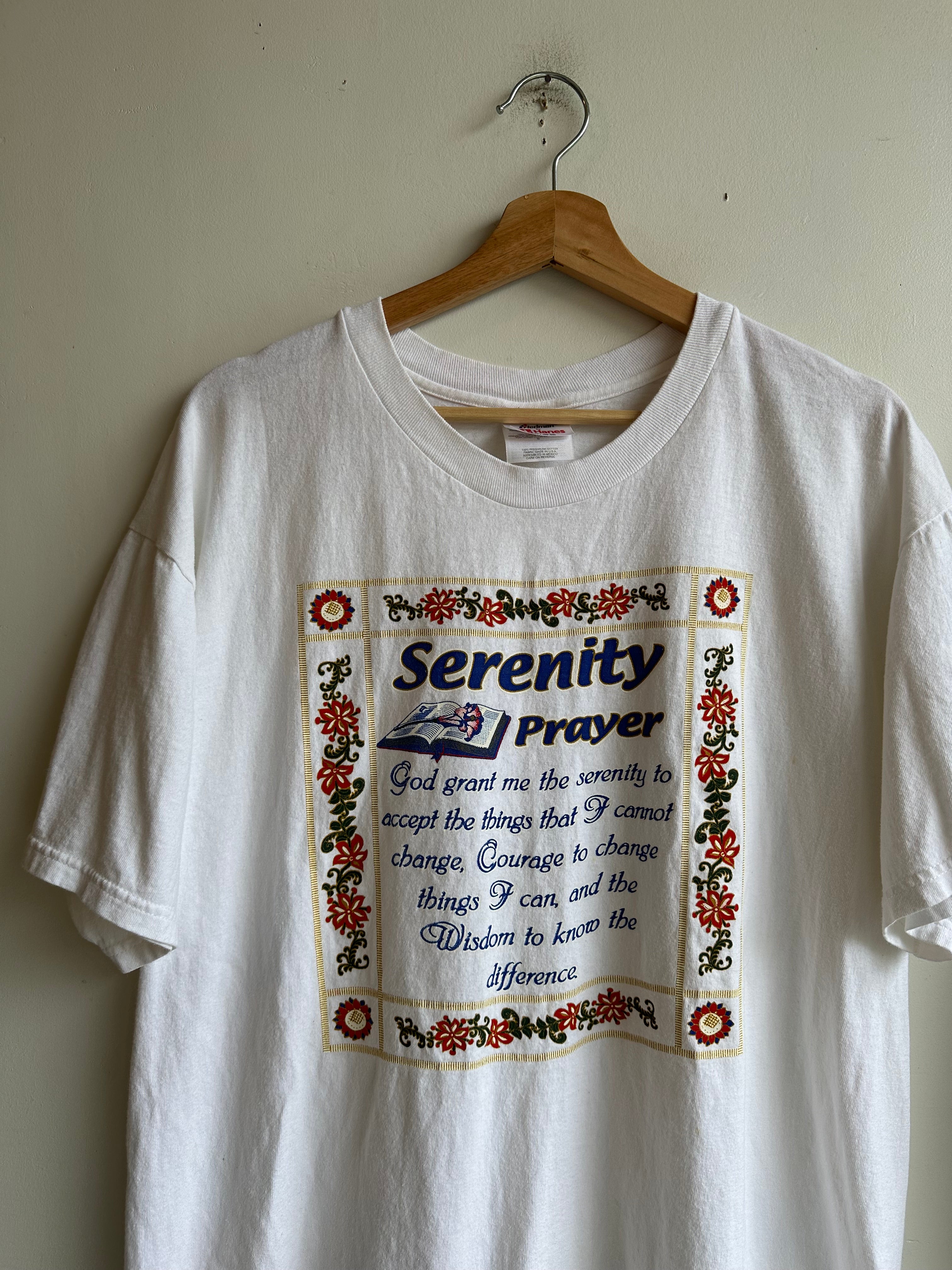 2000s Serenity Prayer T-Shirt (L)