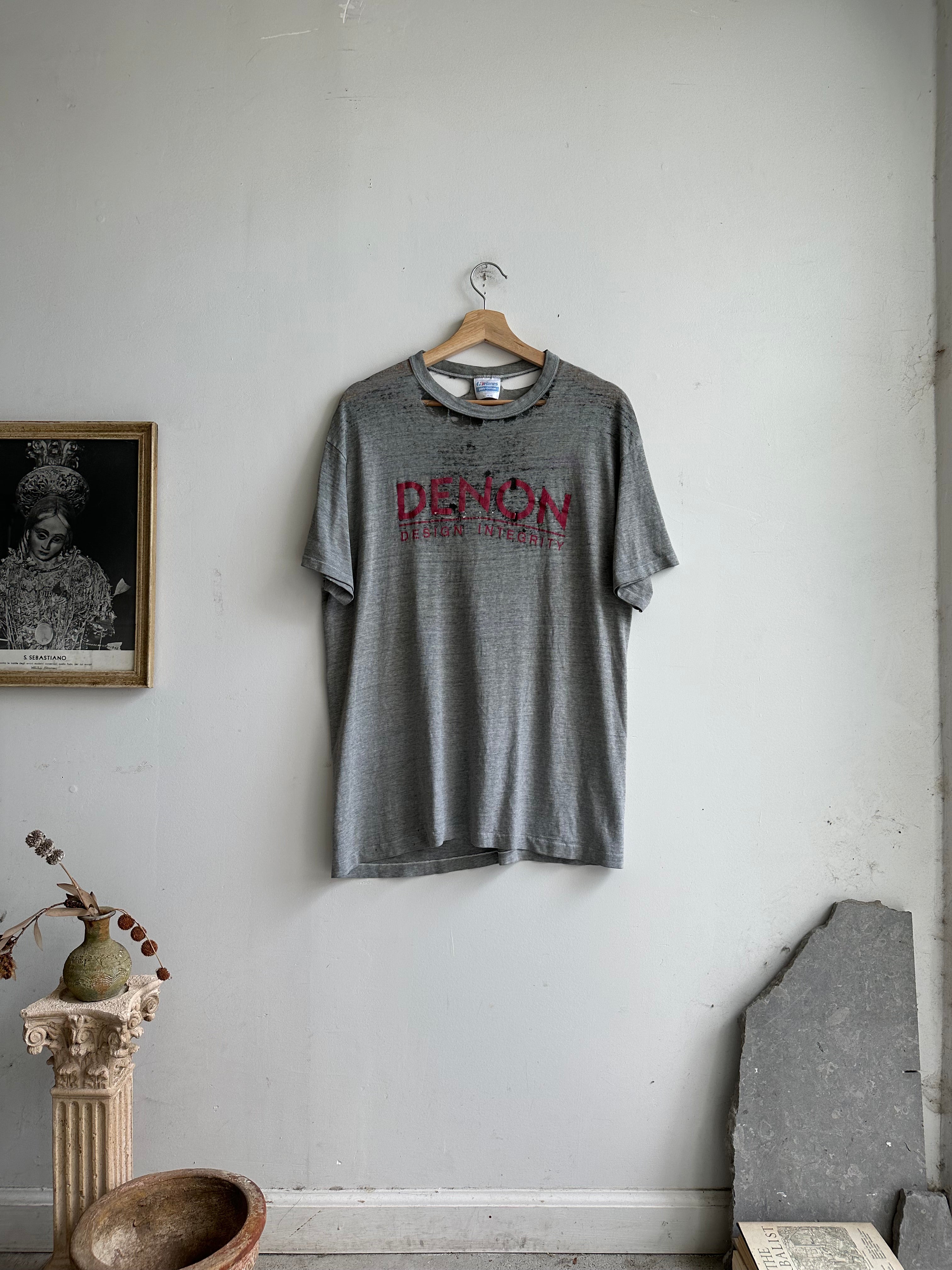 1980s Thrashed Denon T-Shirt (XL)