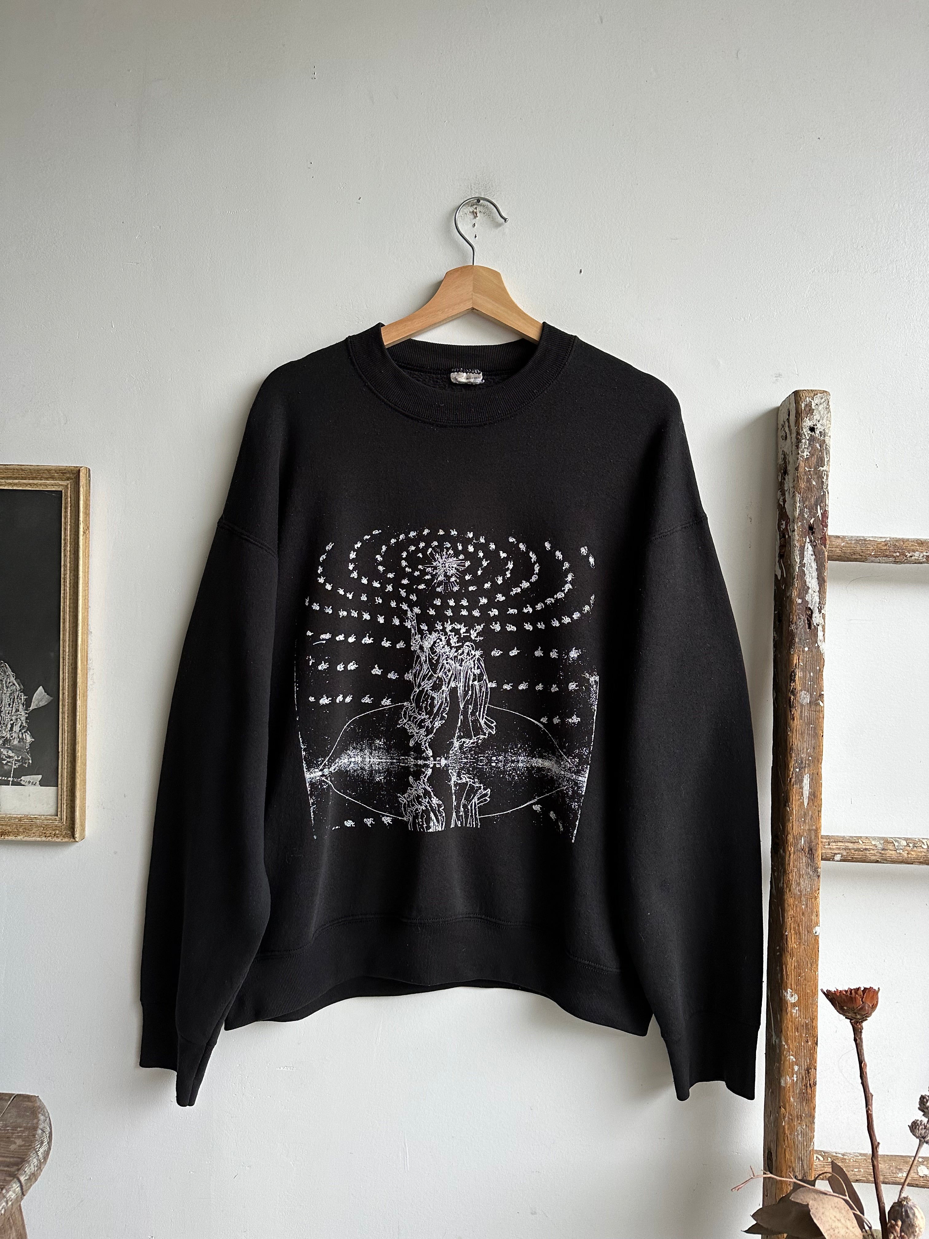 1990s Well-Worn Screen-Printed Sweatshirt (L/XL)