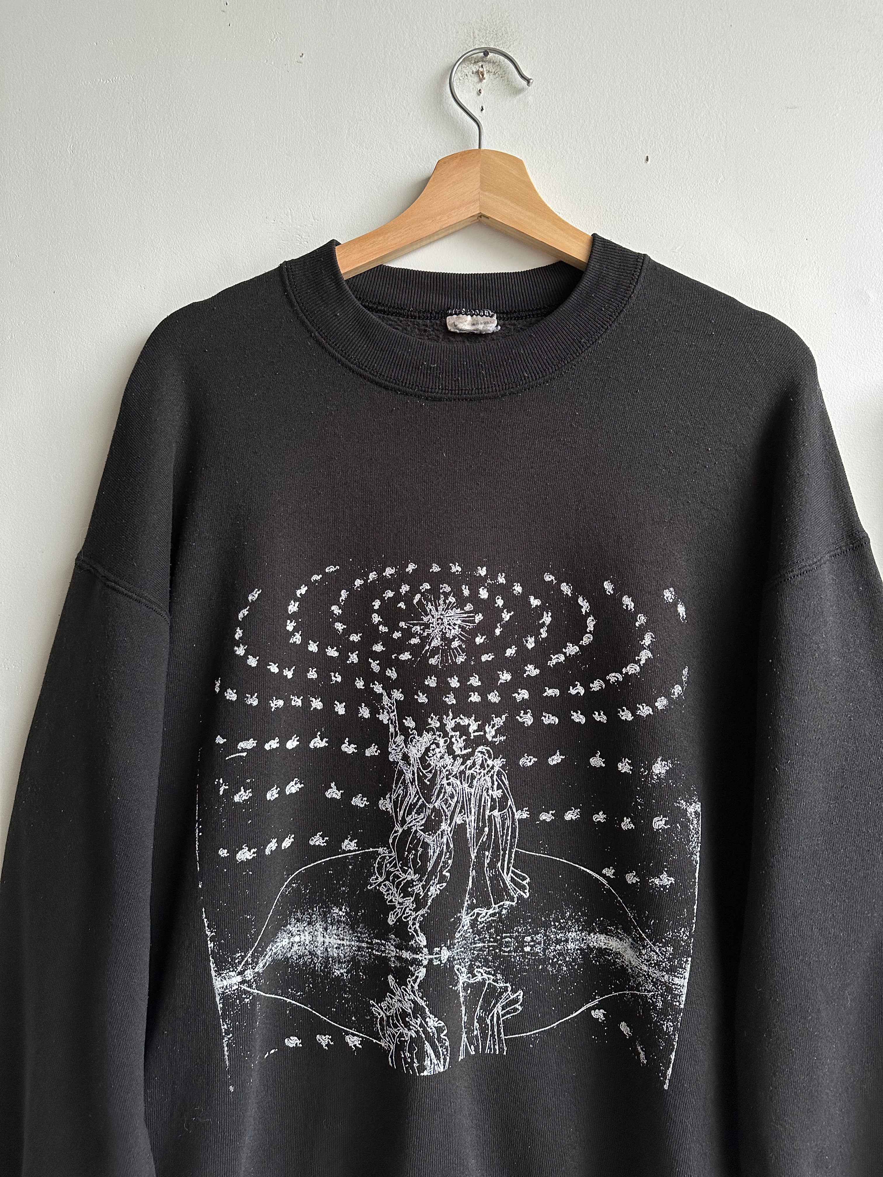 1990s Well-Worn Screen-Printed Sweatshirt (L/XL)