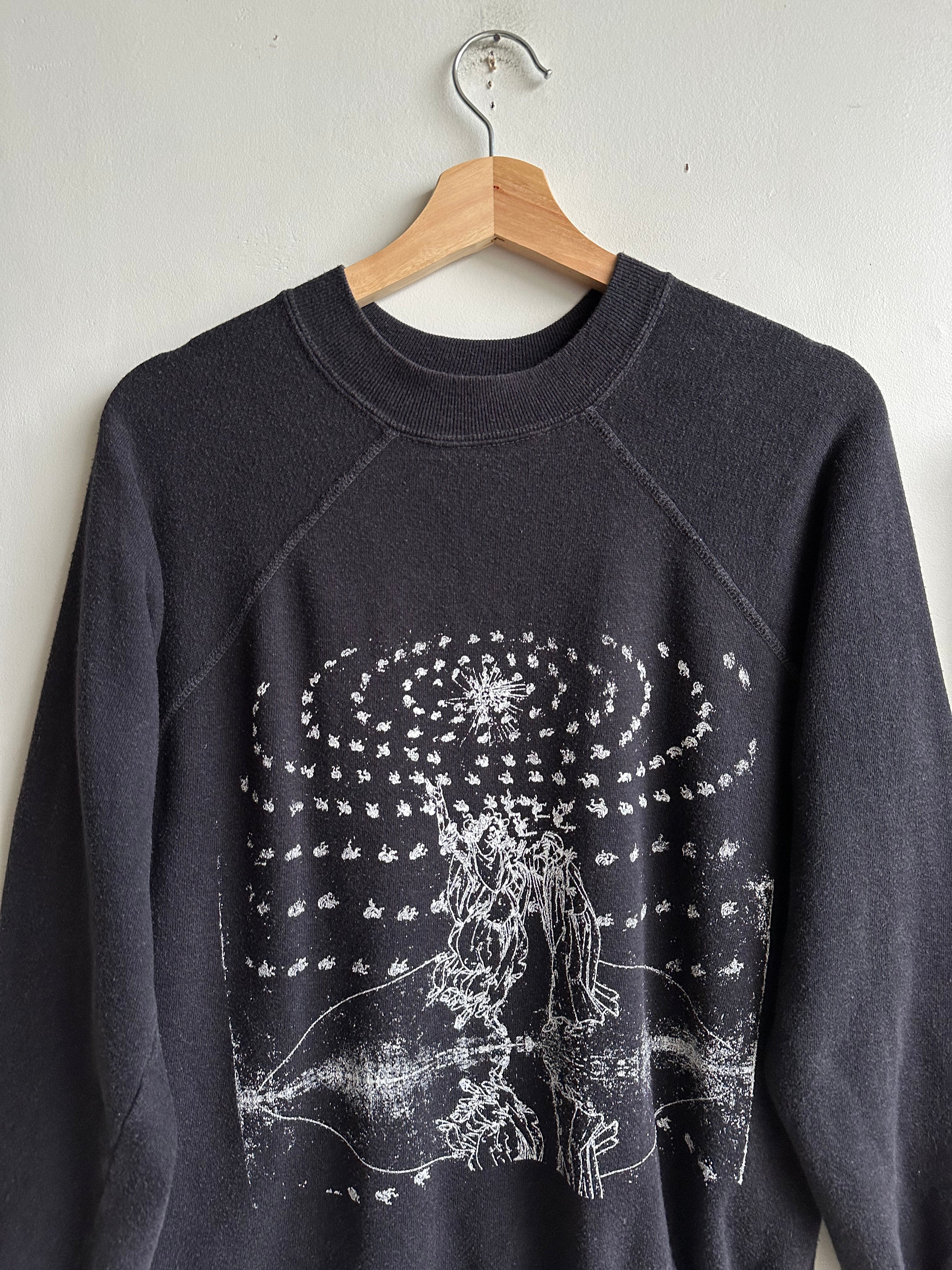 1980s Screen-Printed Sweatshirt (S/M)