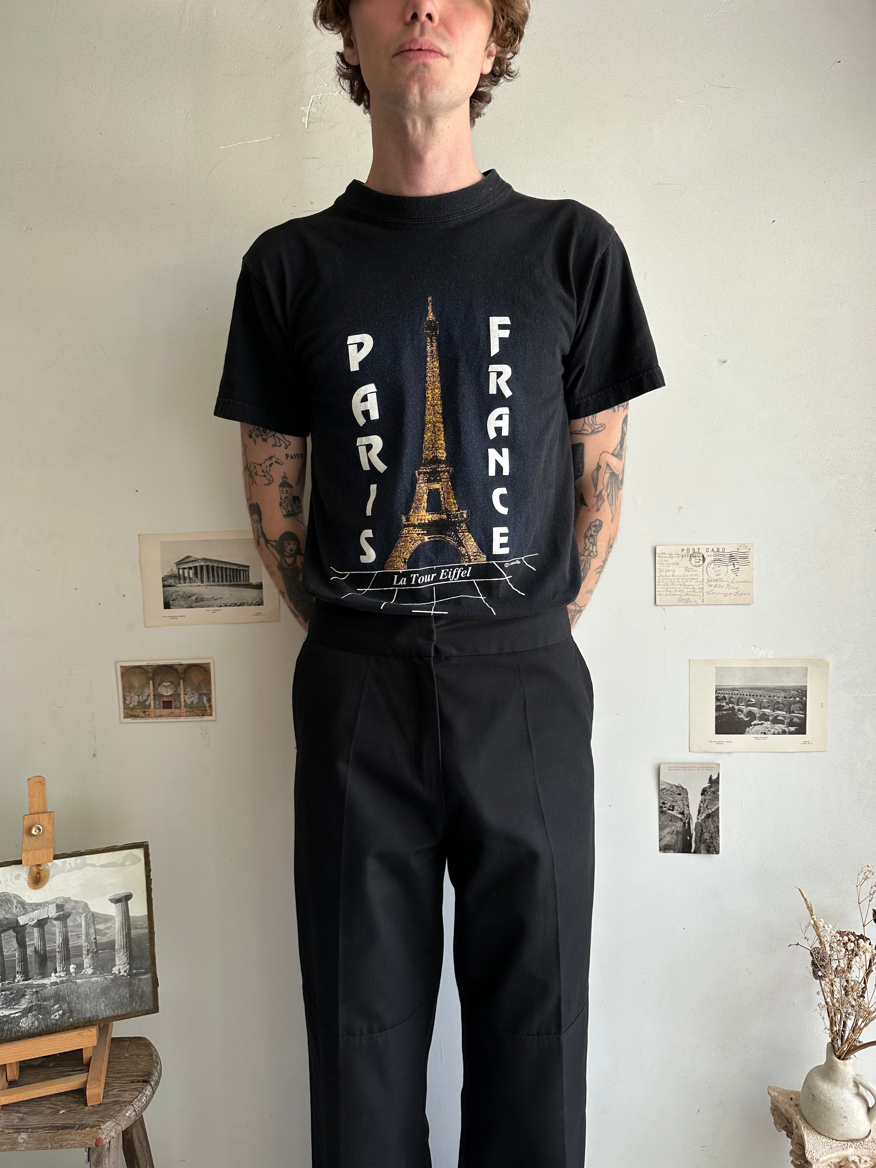 1990s Paris Eiffel Tower Tee (M)