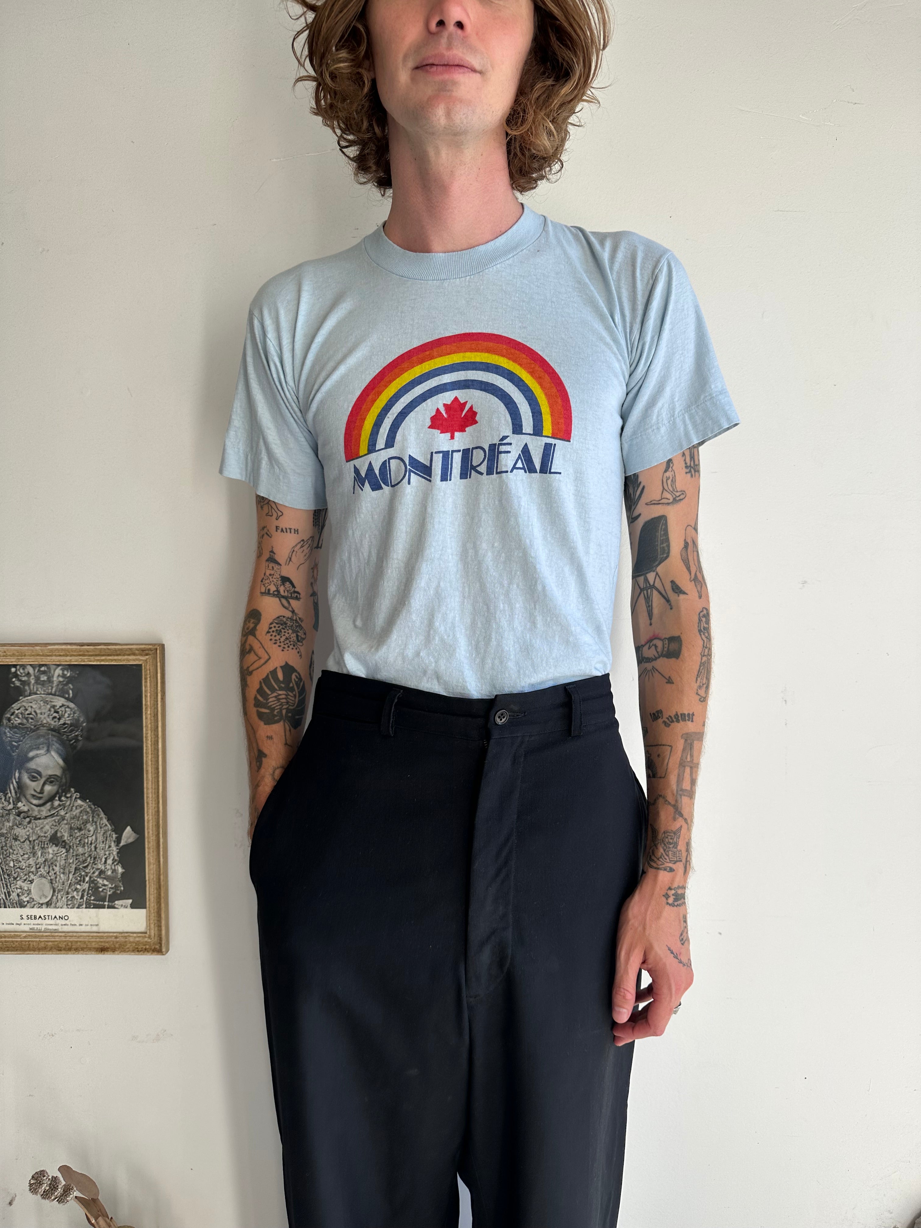 1980s Montreal Rainbow T-Shirt (S/M)