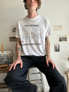 1990s Perfectly Worn London Underground Tee (Boxy M/L)