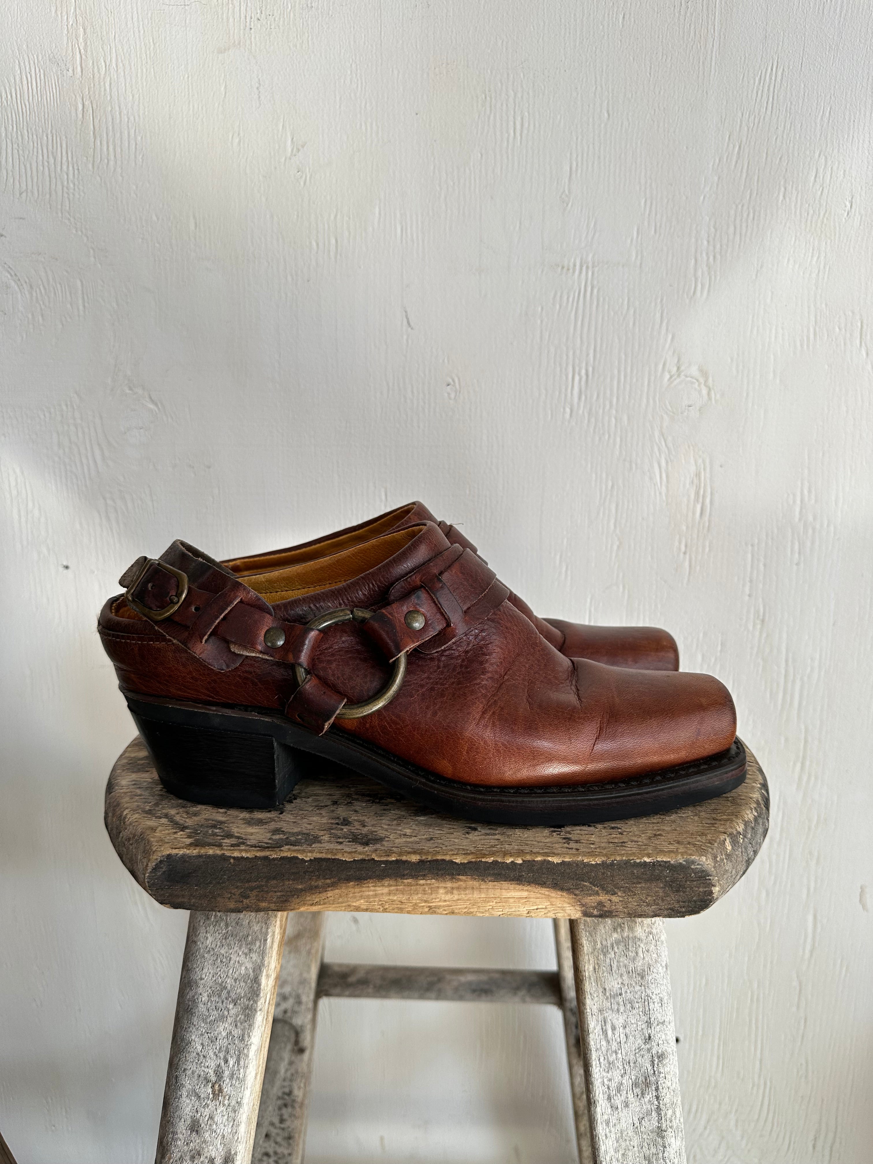 1980s Frye Mules (W7.5)
