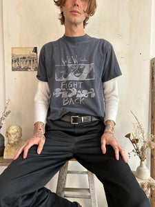 1990s Faded Women Fighting Back Tee (Boxy L)