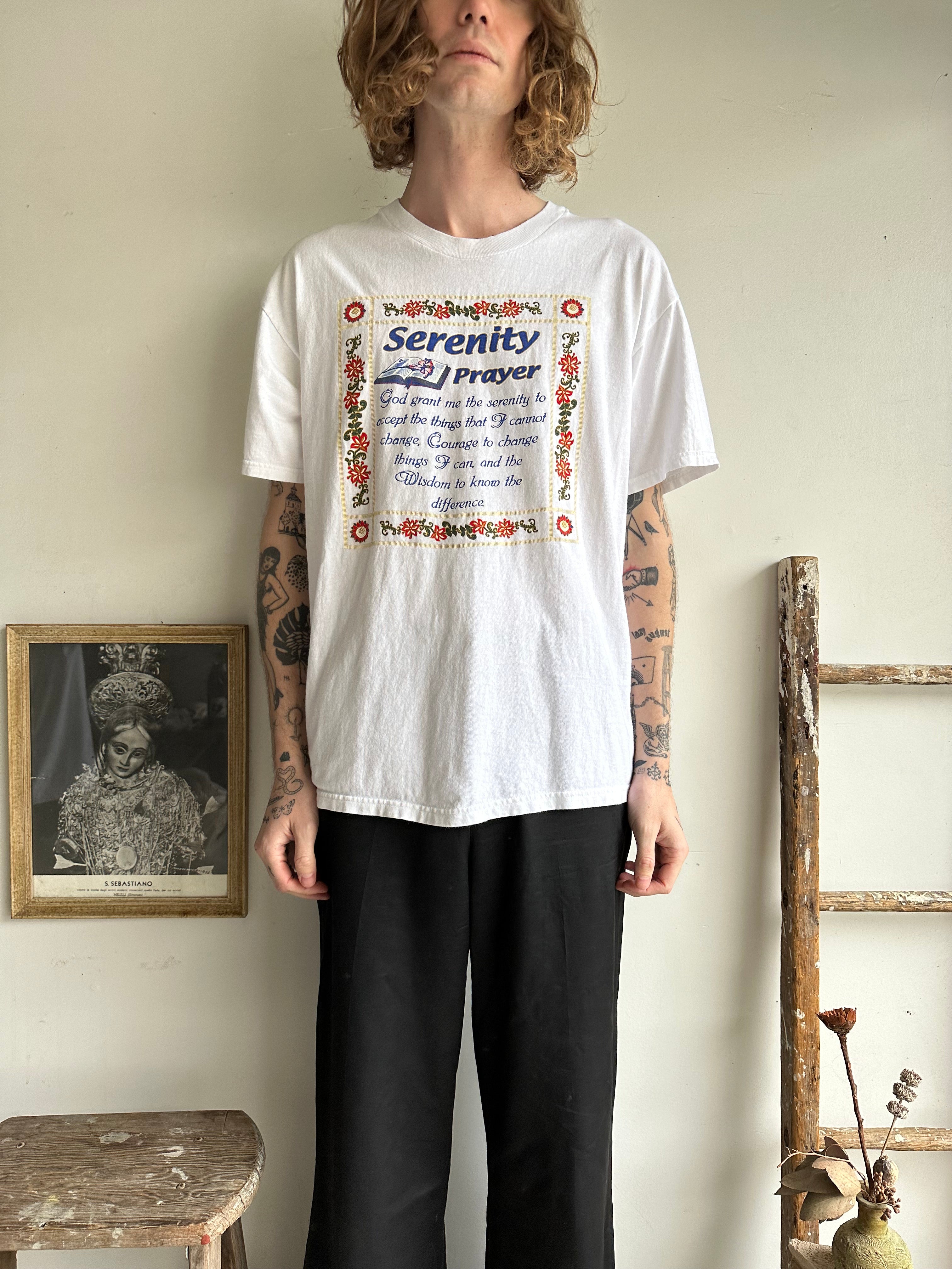 2000s Serenity Prayer T-Shirt (L)
