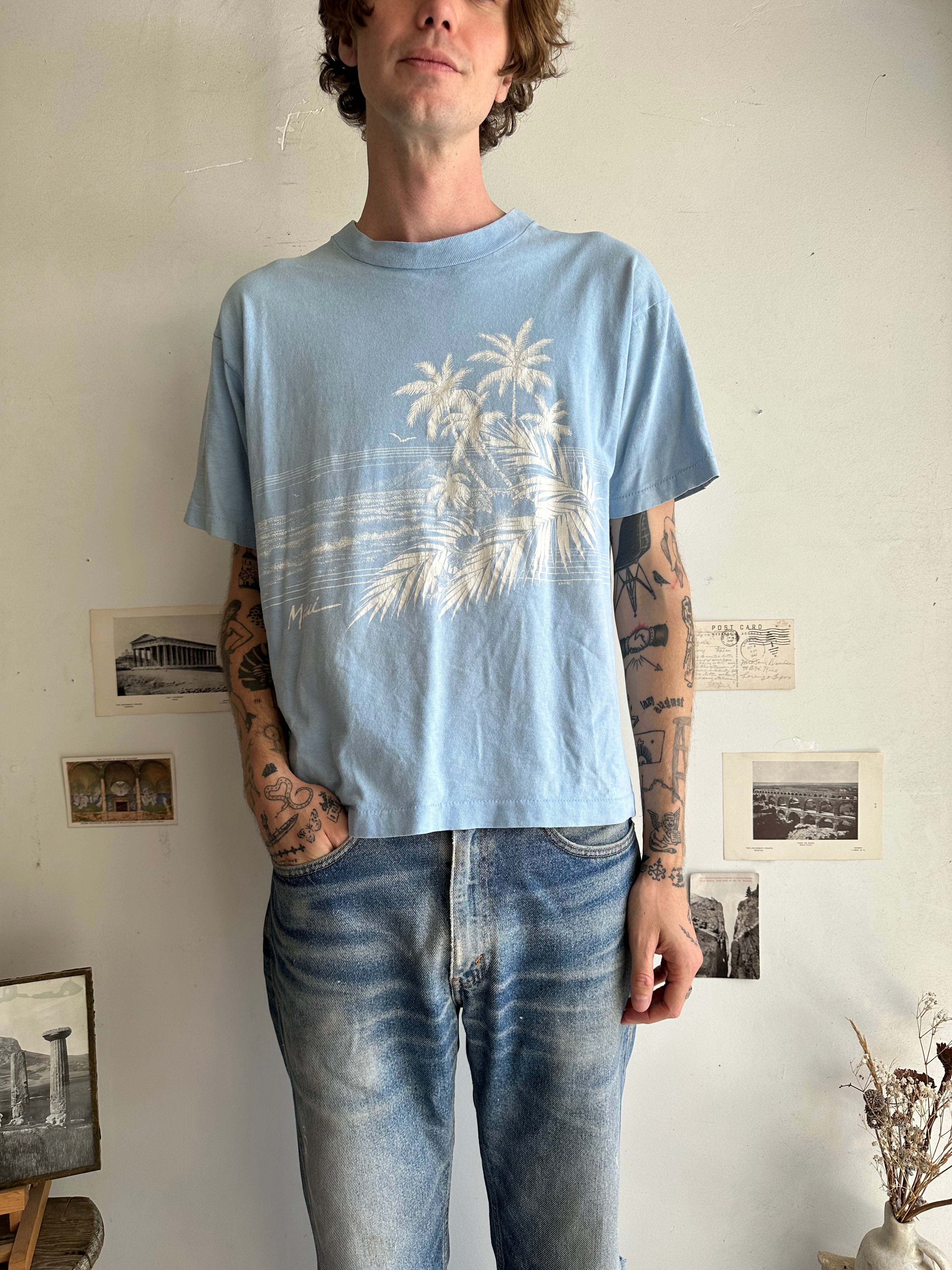 1970s Sunfaded Maui Tee (L)