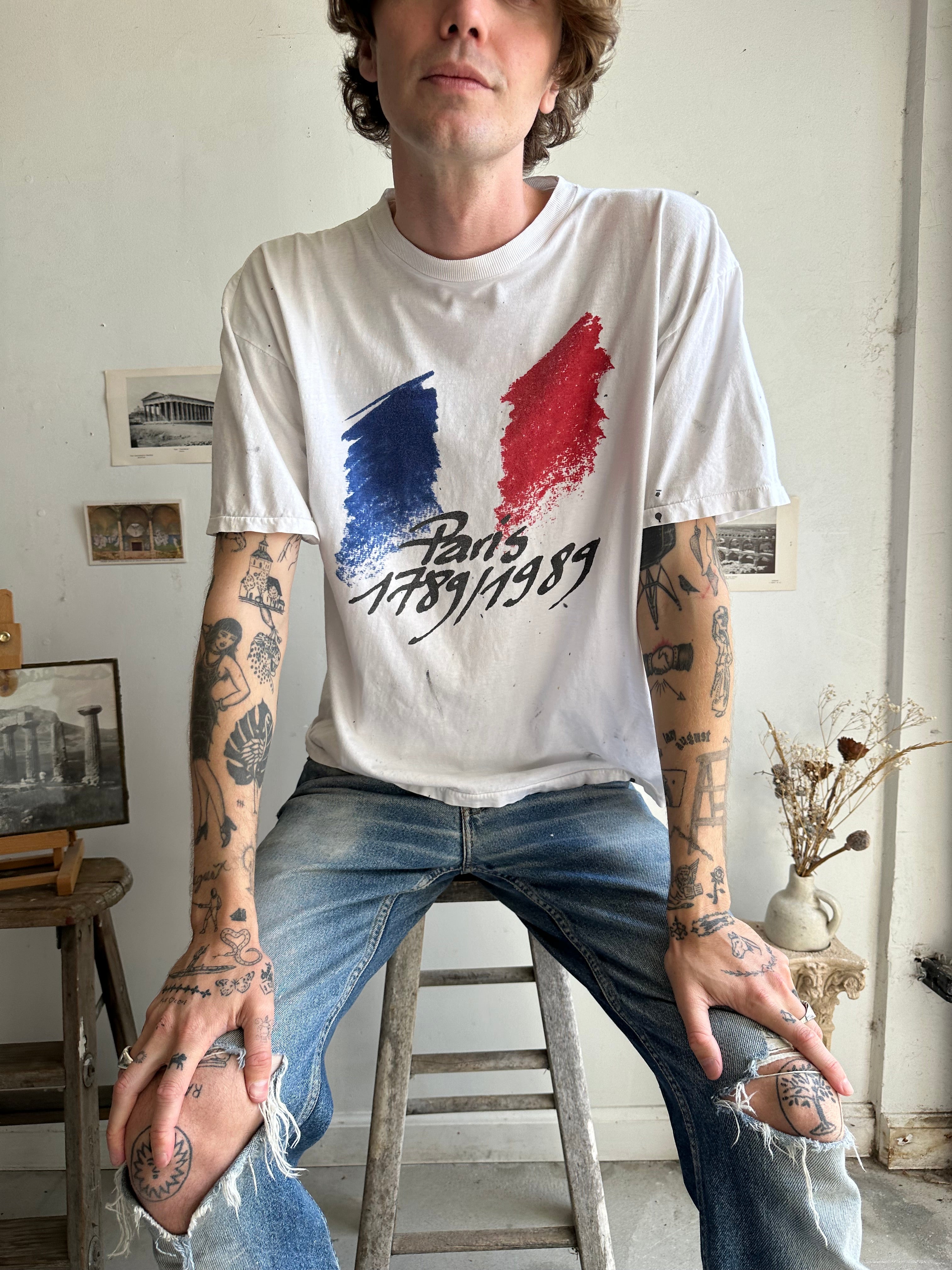 1989 Well-Worn French Revolution Tee (Boxy L)