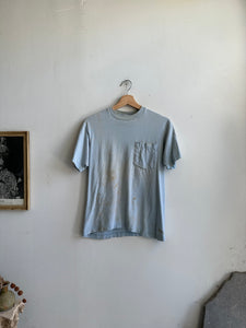 1980s Thrashed Light Blue Pocket Blank (S/M)