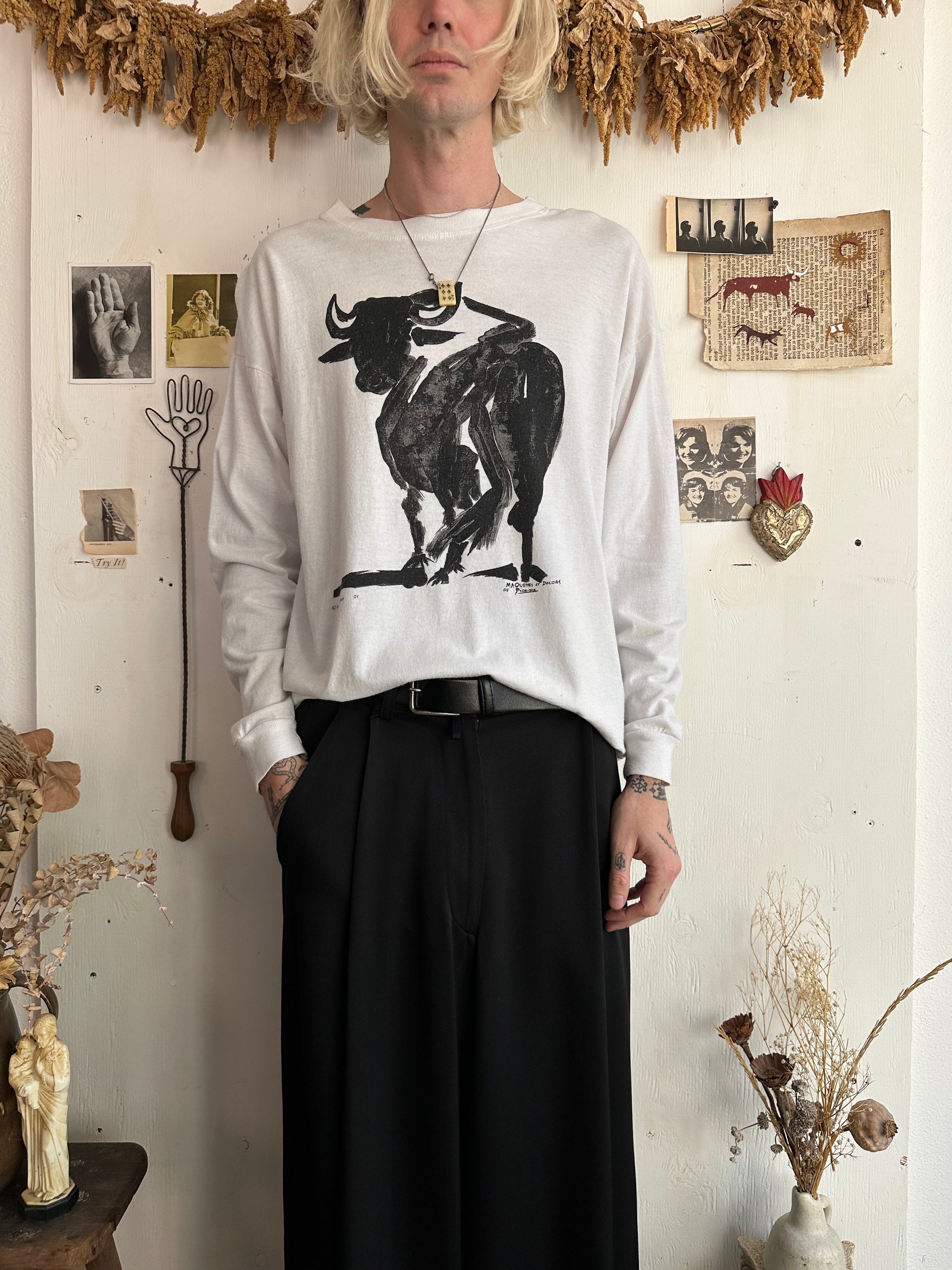 2001 Picasso Bull Painting Long Sleeve