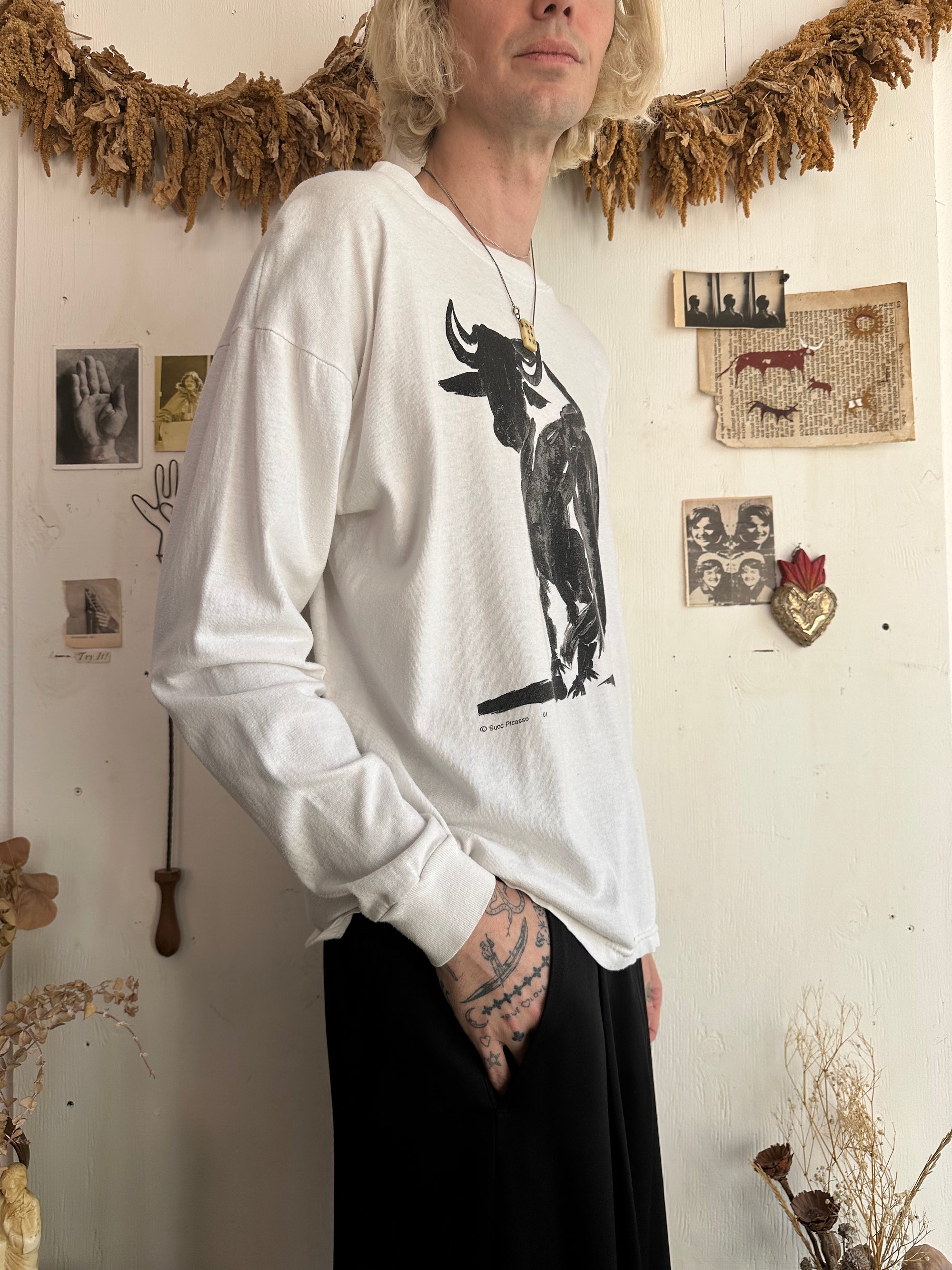 2001 Picasso Bull Painting Long Sleeve
