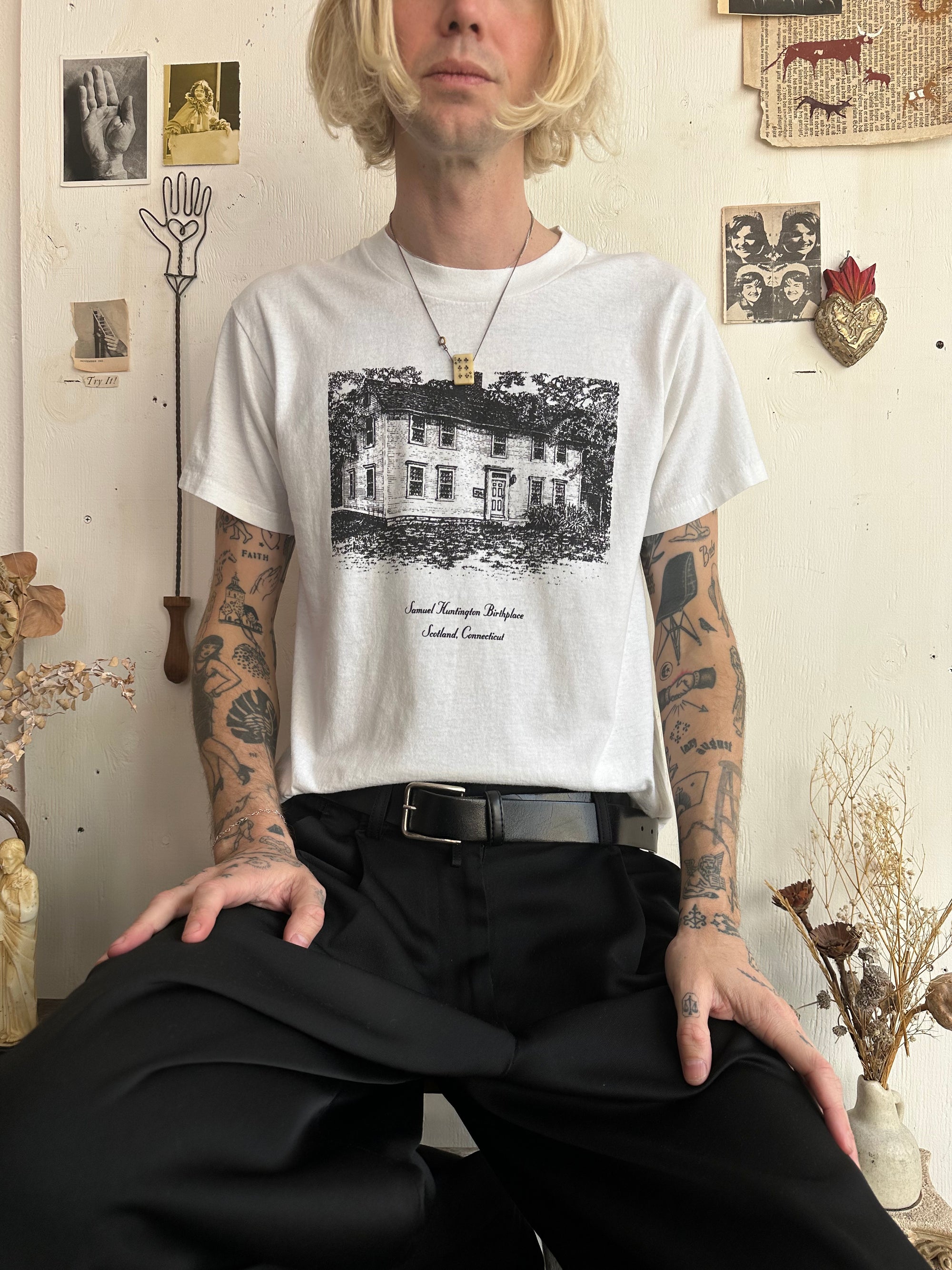 1980s Samuel Huntington Birthplace T-Shirt