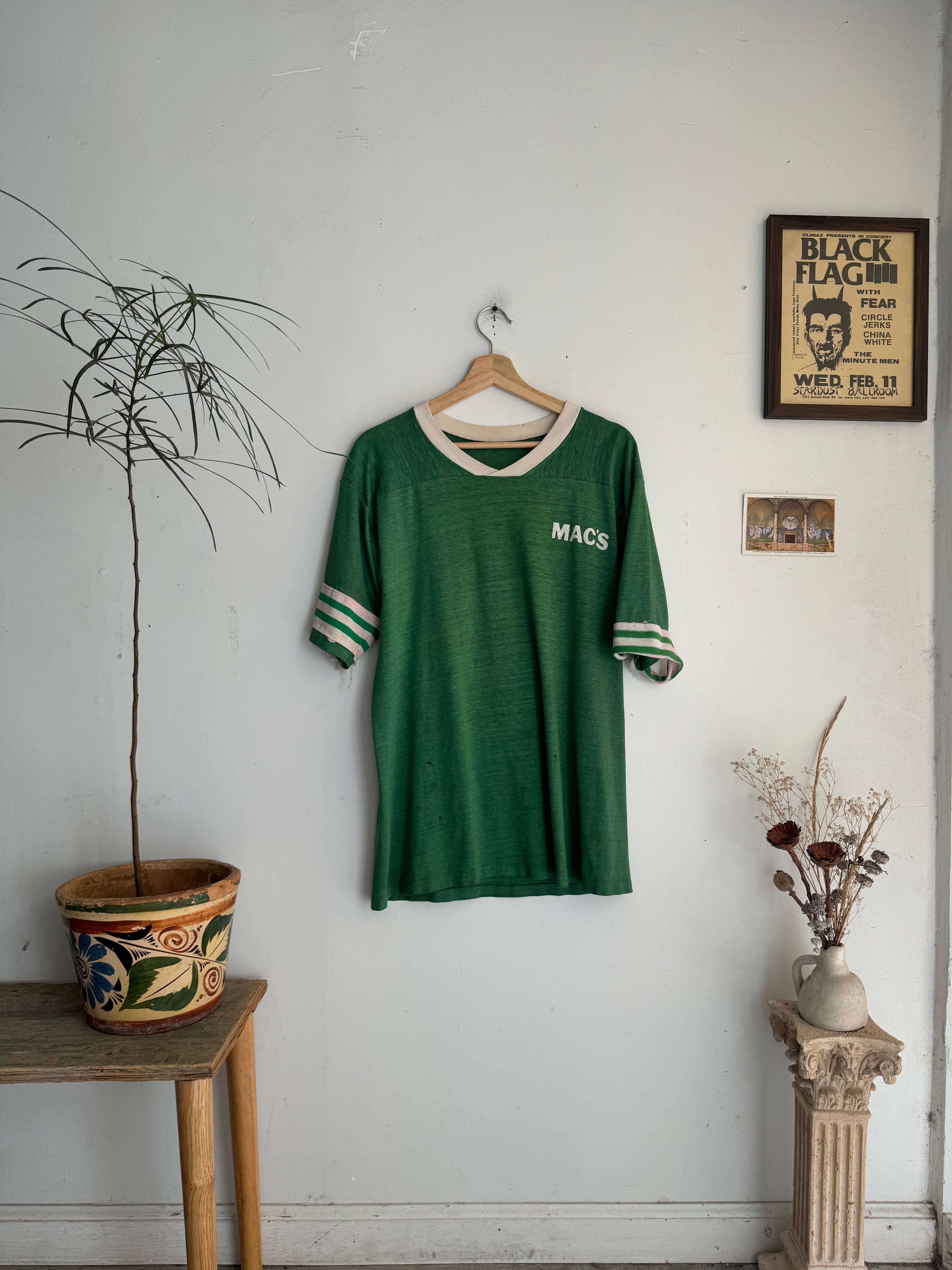 1980s Thrashed Save The Whales Jersey Tee (L)