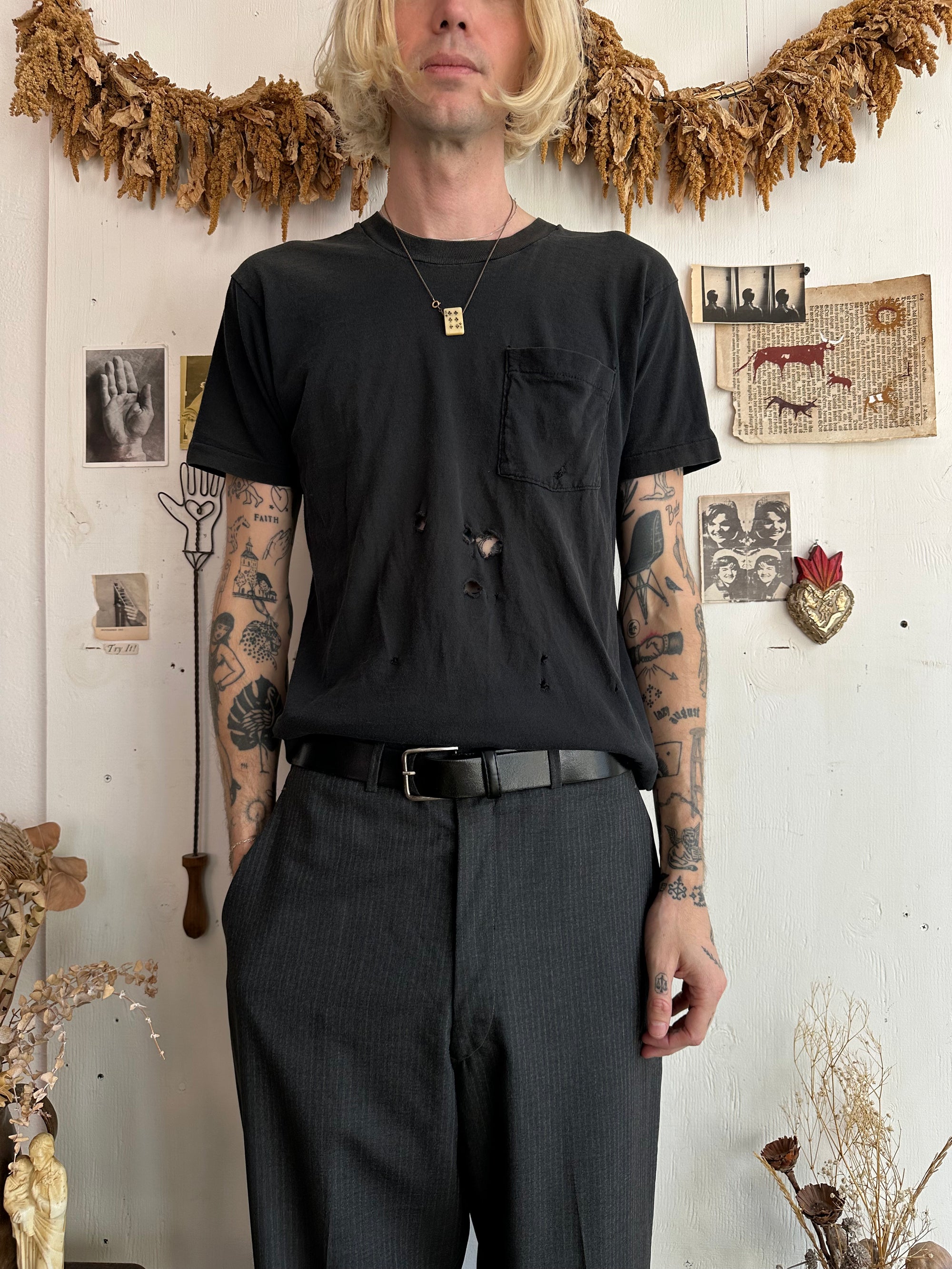 1980s Thrashed Pocket Tee