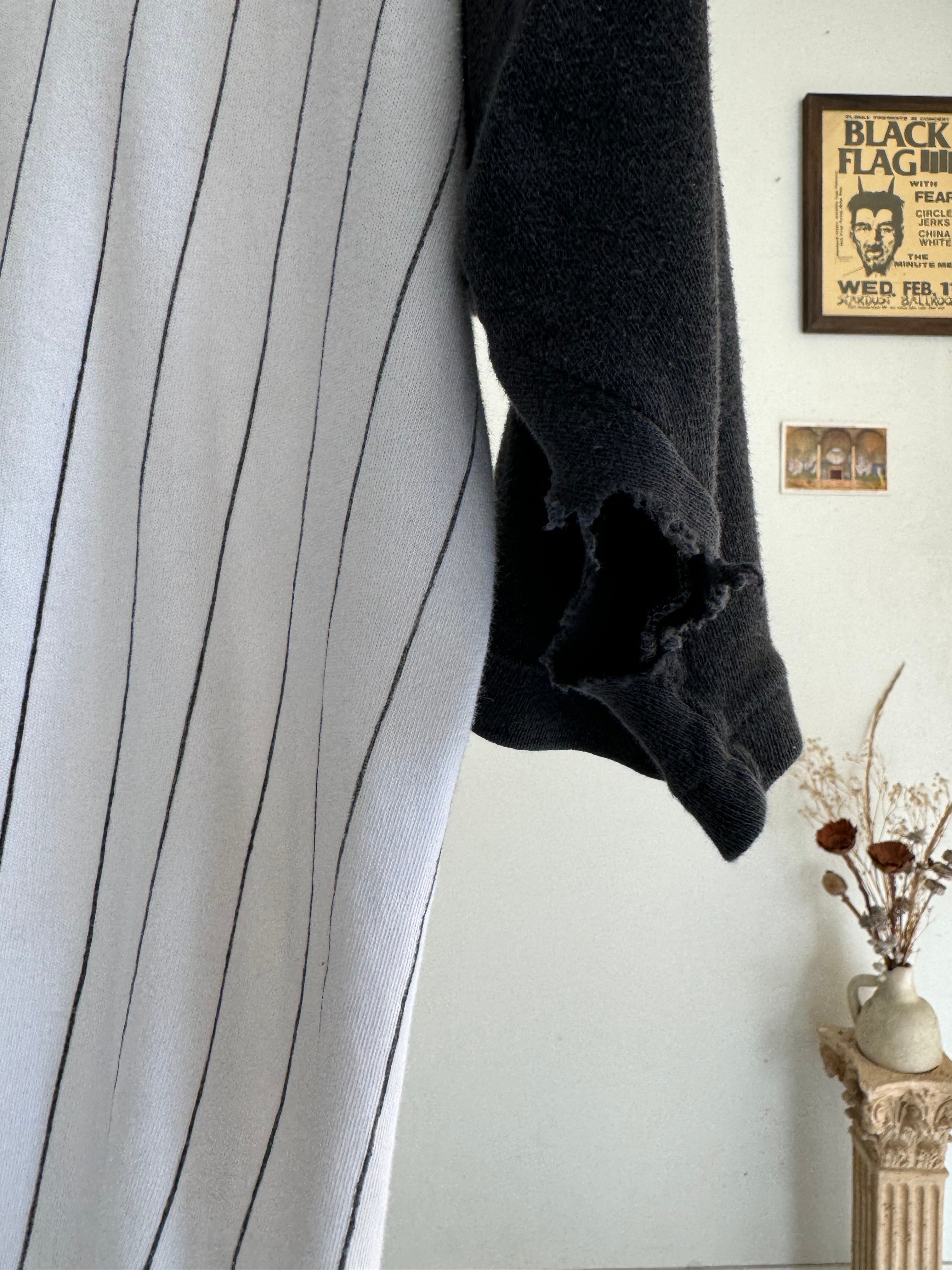 1970s Striped Baseball Henley (M)