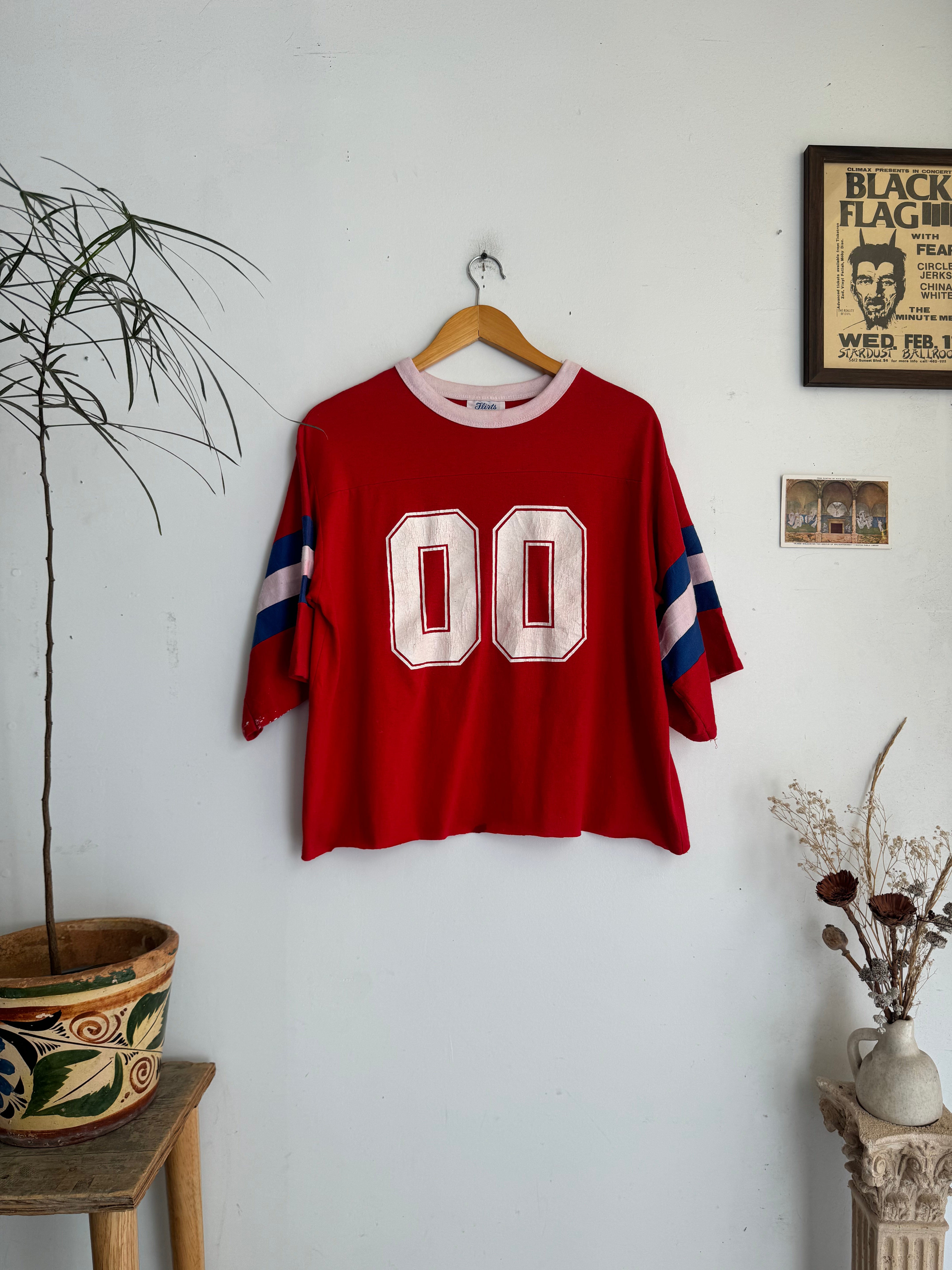 1980s #00 Jersey Tee (Boxy/Cropped XL)